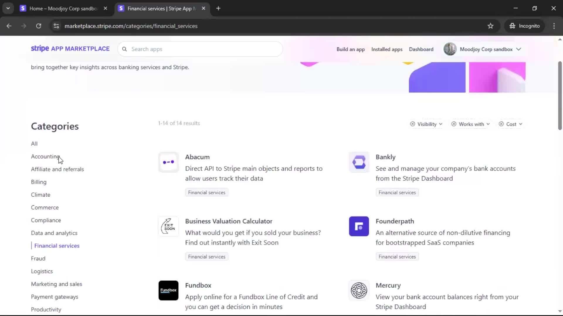 General browsing screenshot