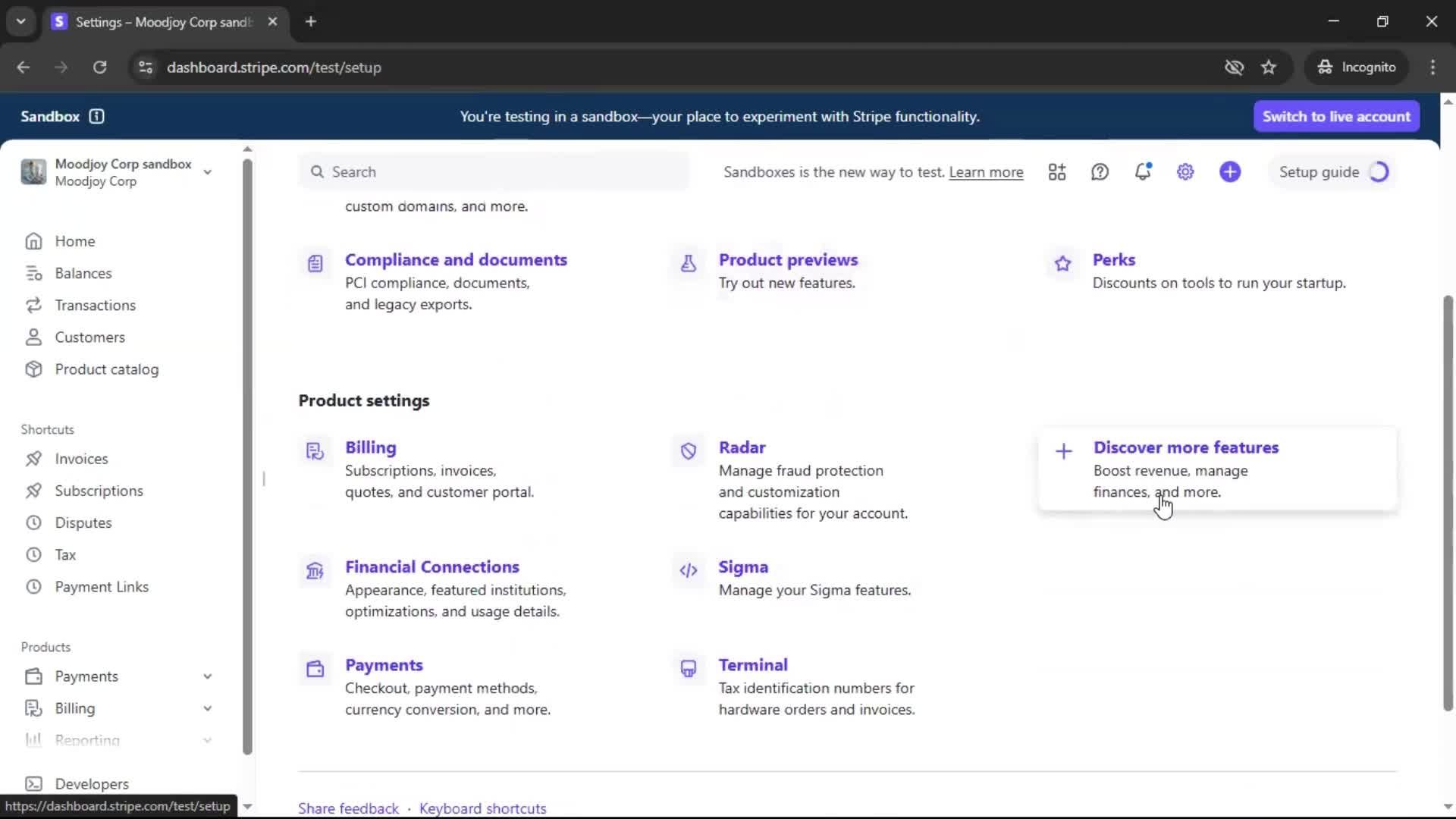 General browsing screenshot