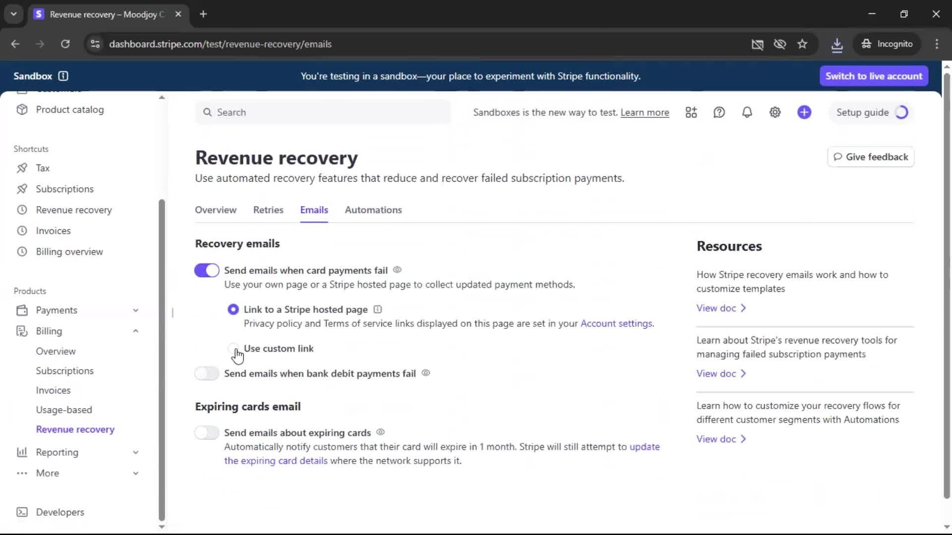 General browsing screenshot