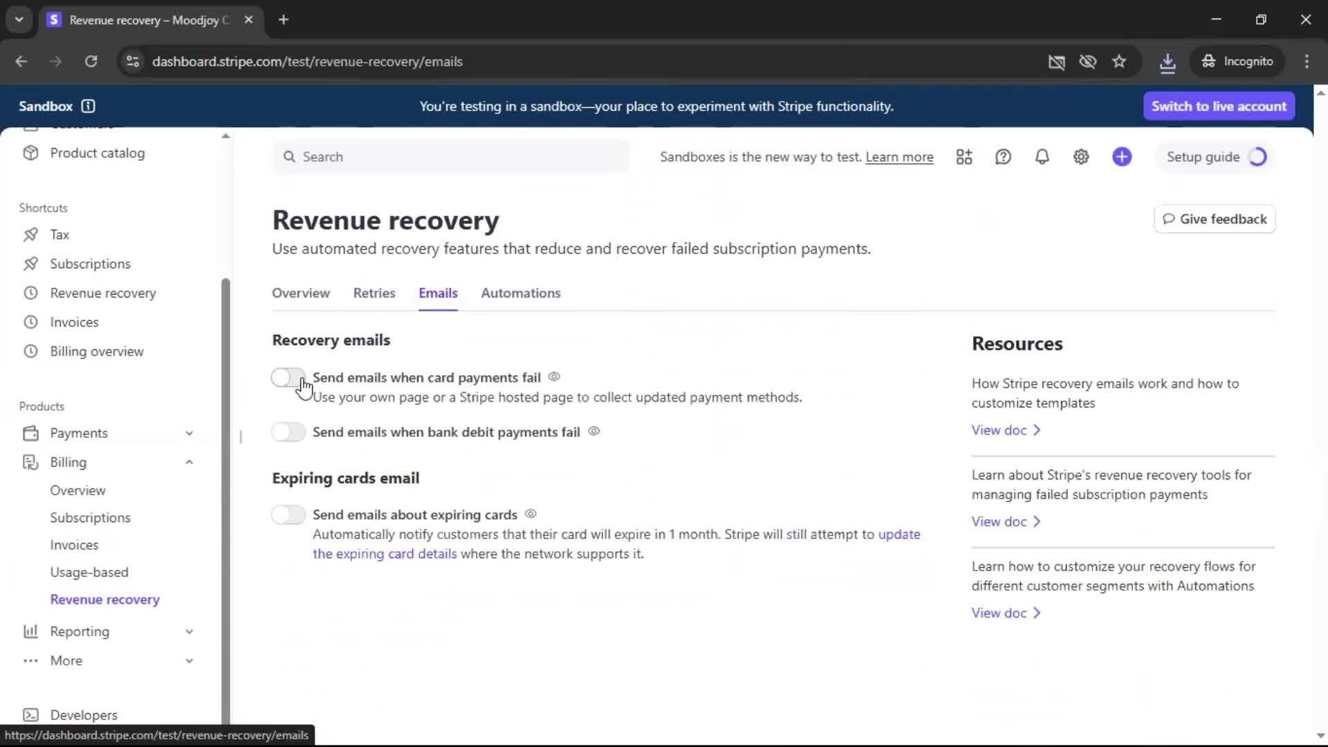 General browsing screenshot