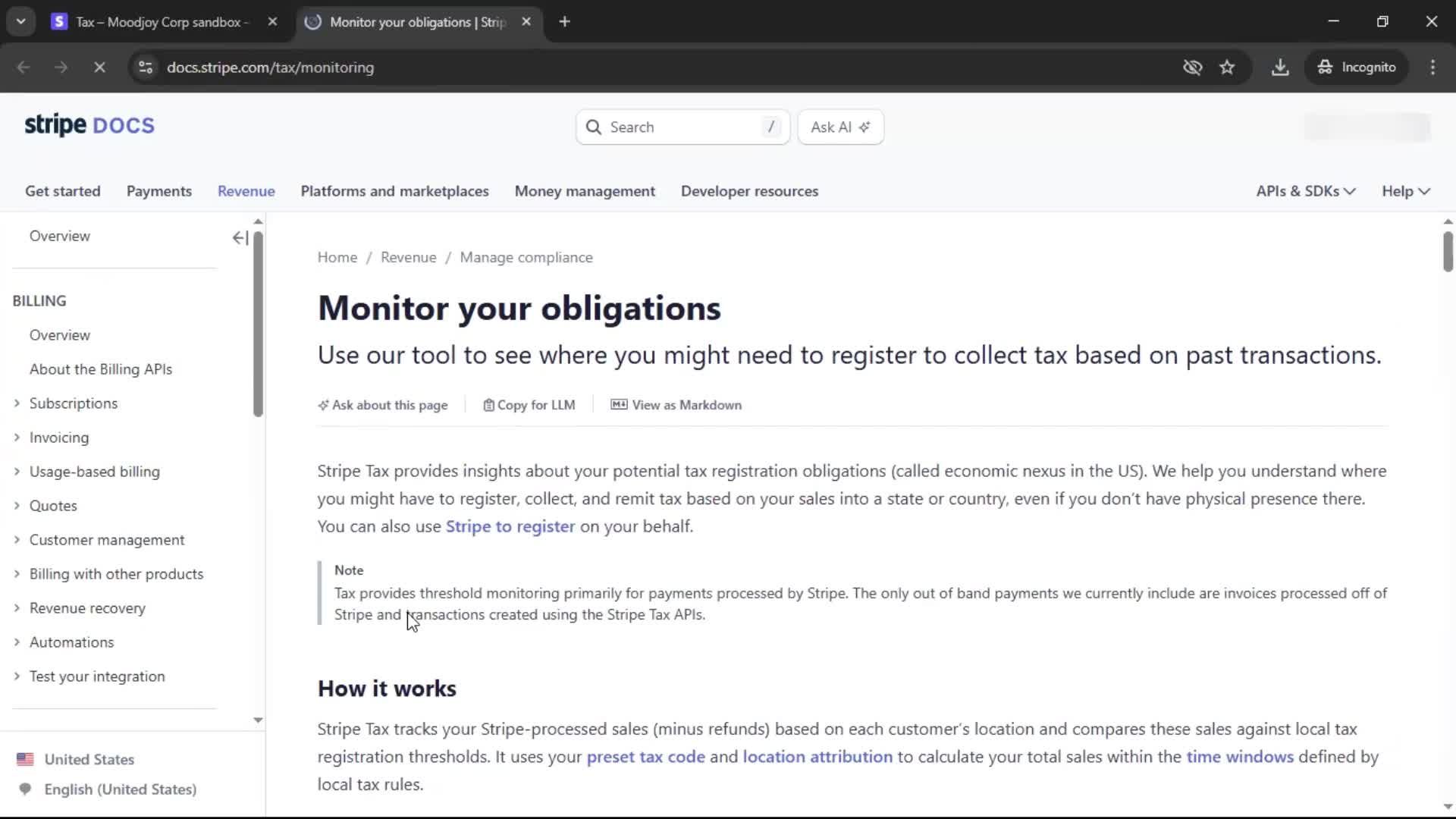 General browsing screenshot