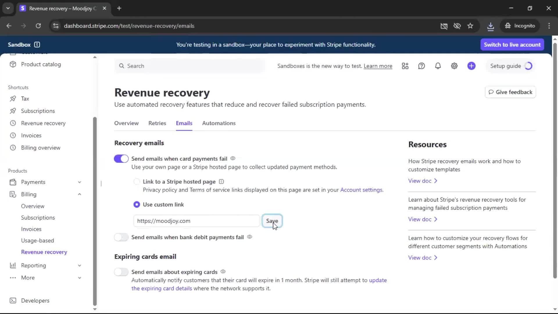 General browsing screenshot