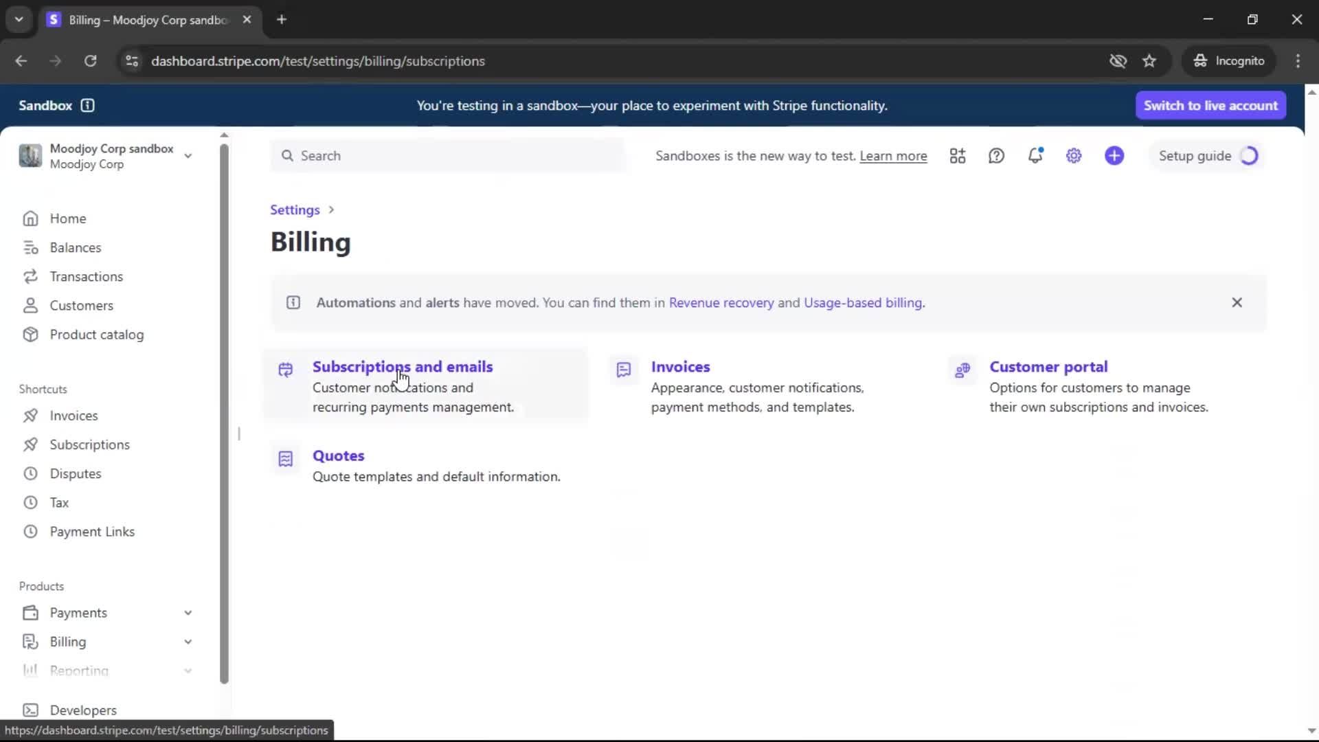 General browsing screenshot