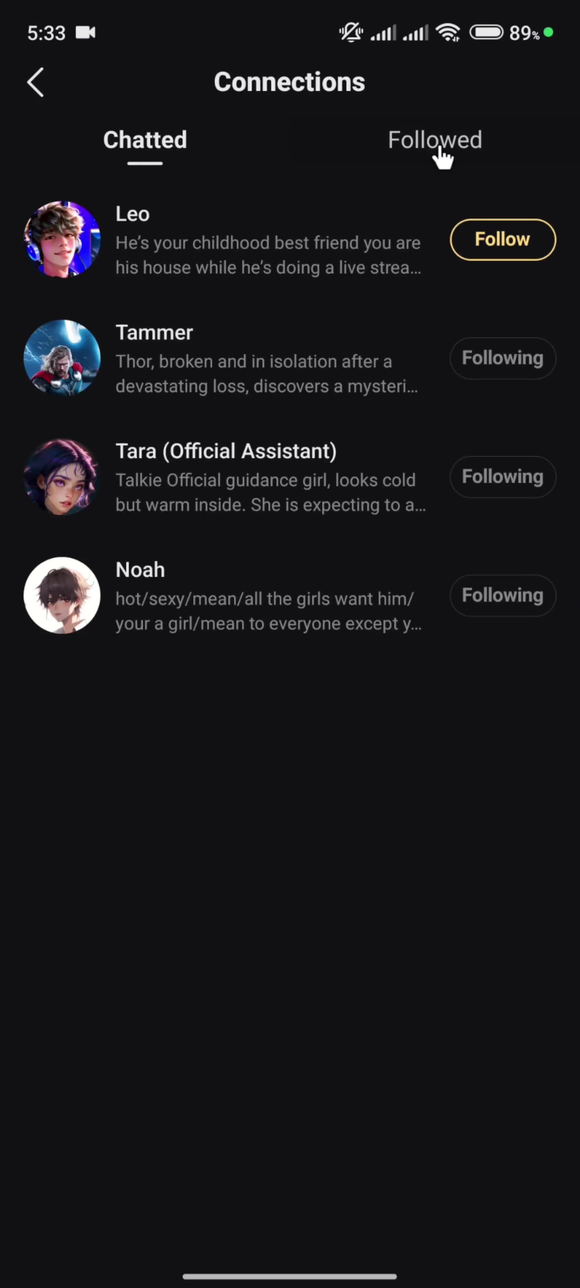 General browsing screenshot