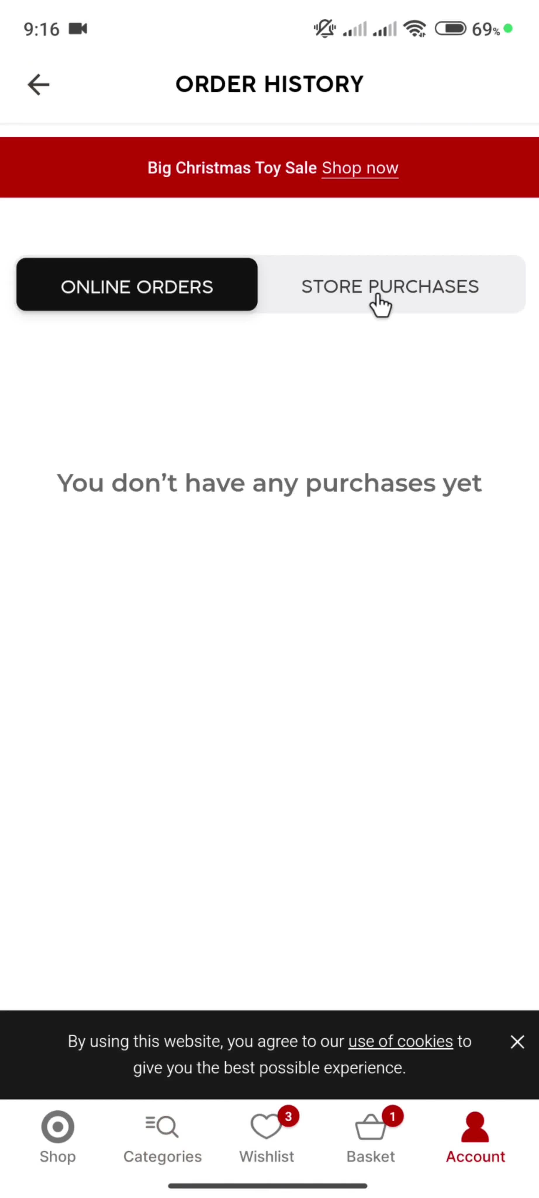 General browsing on Target video thumbnail