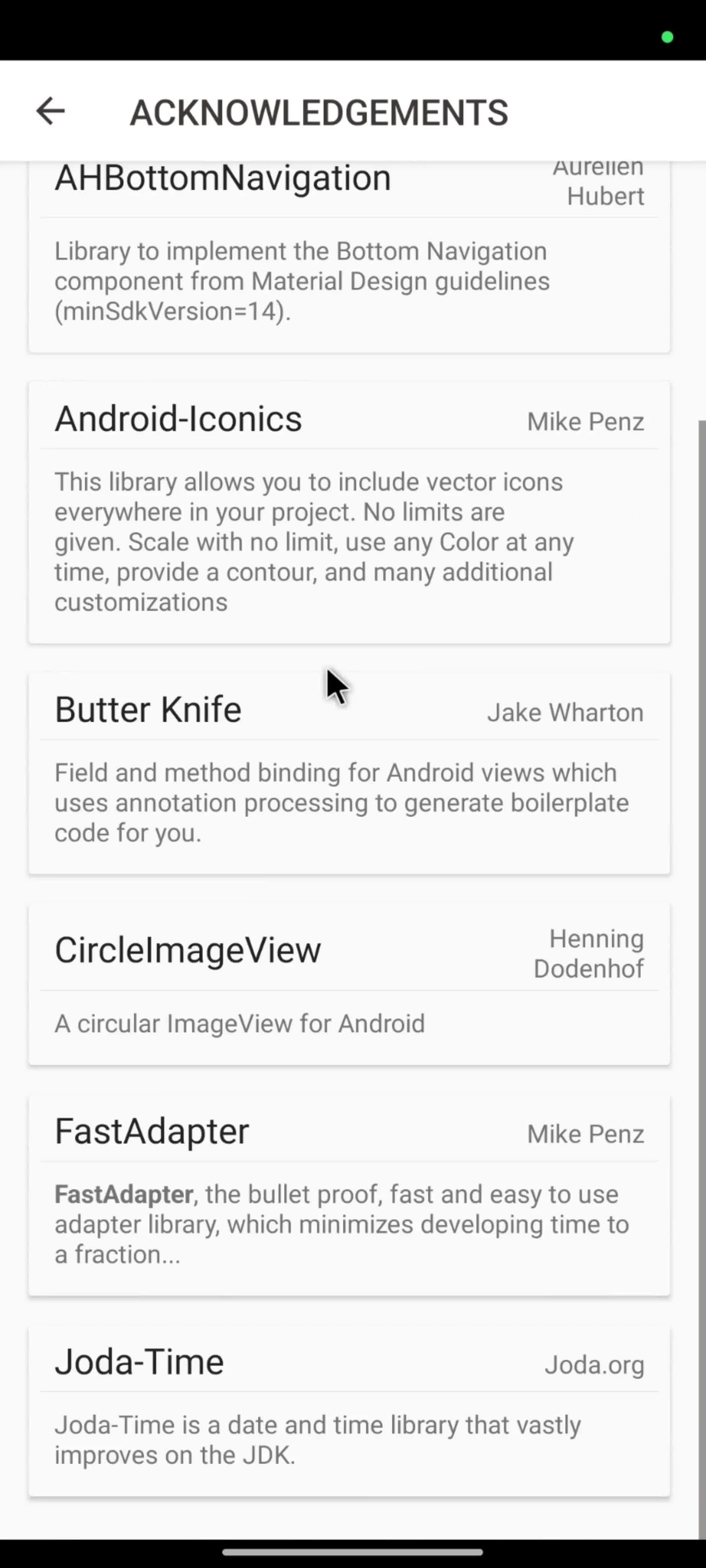 General browsing screenshot