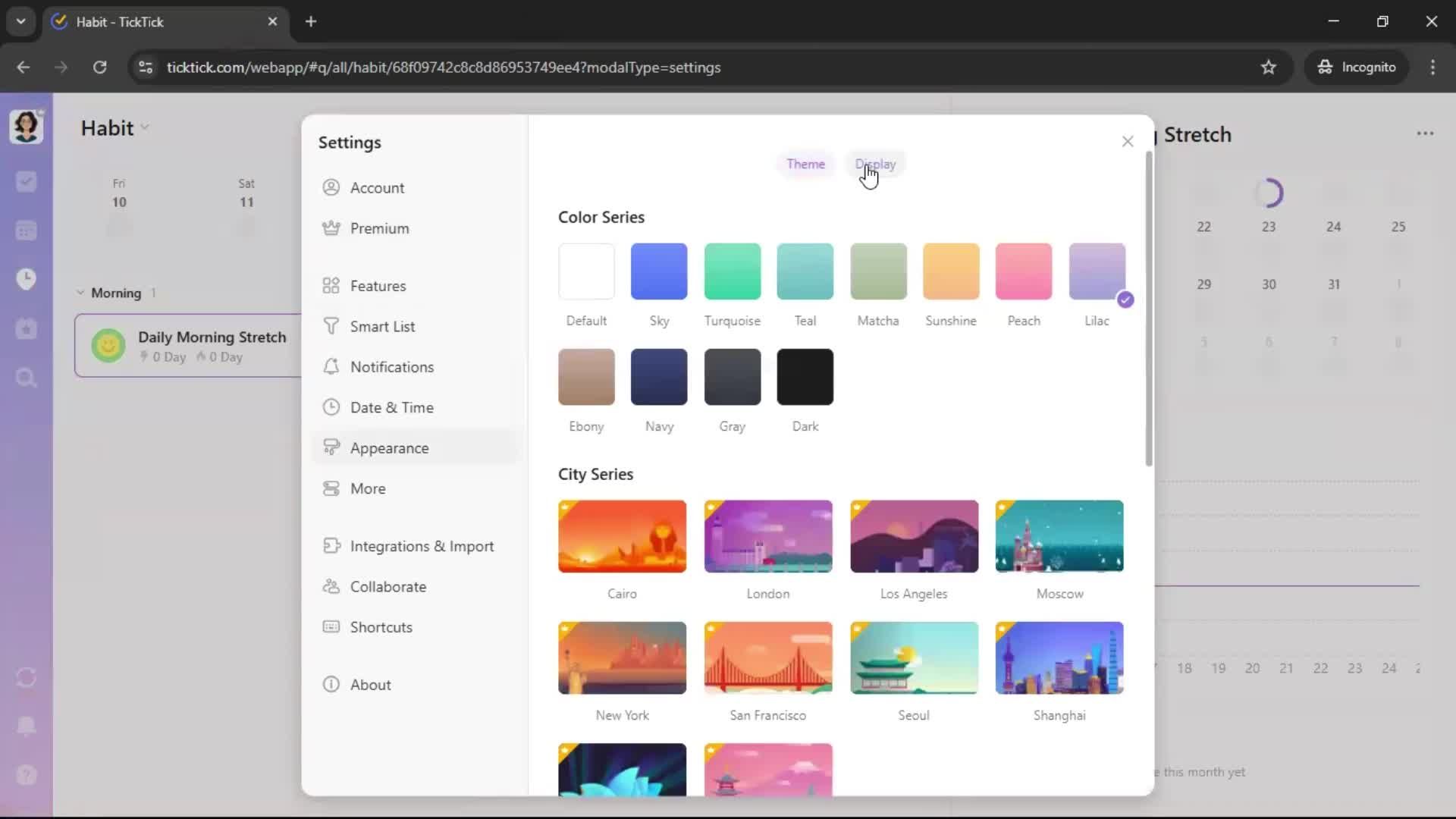 General browsing screenshot
