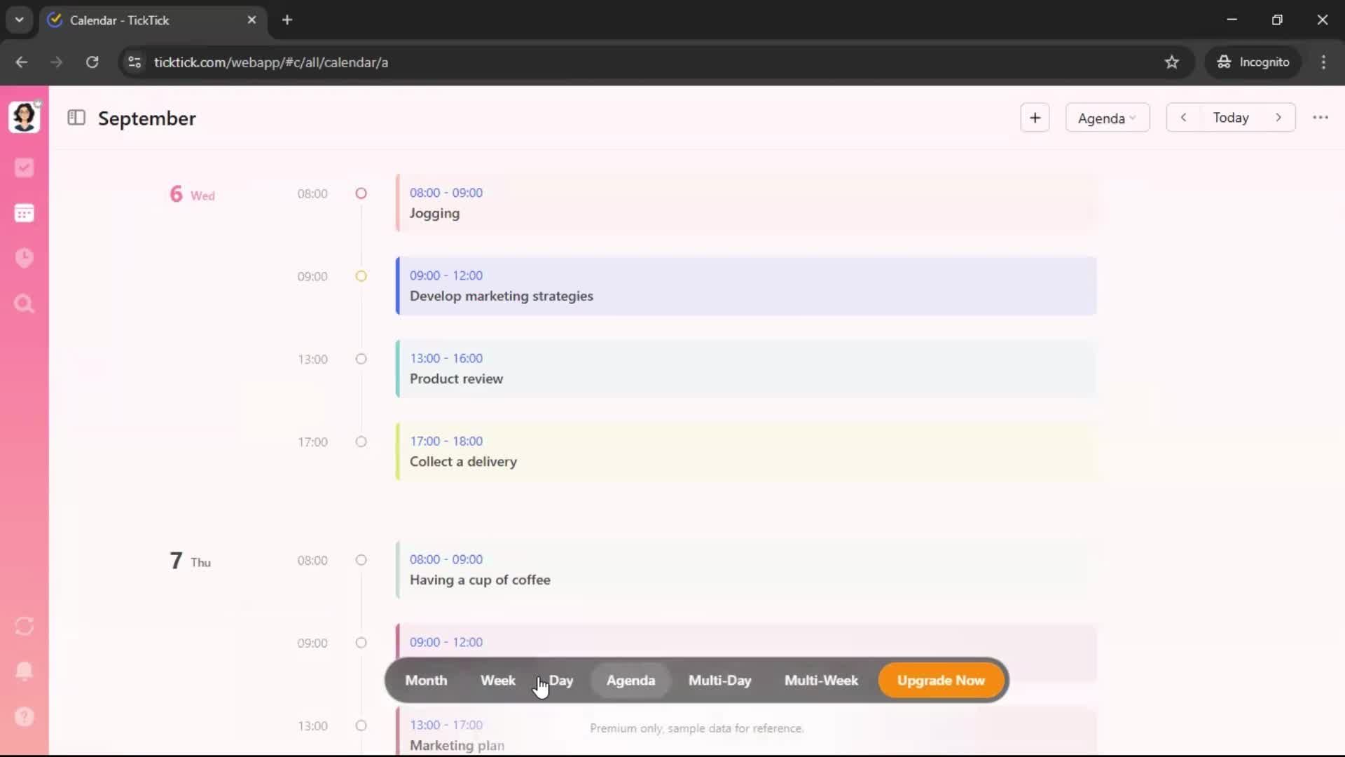 General browsing screenshot