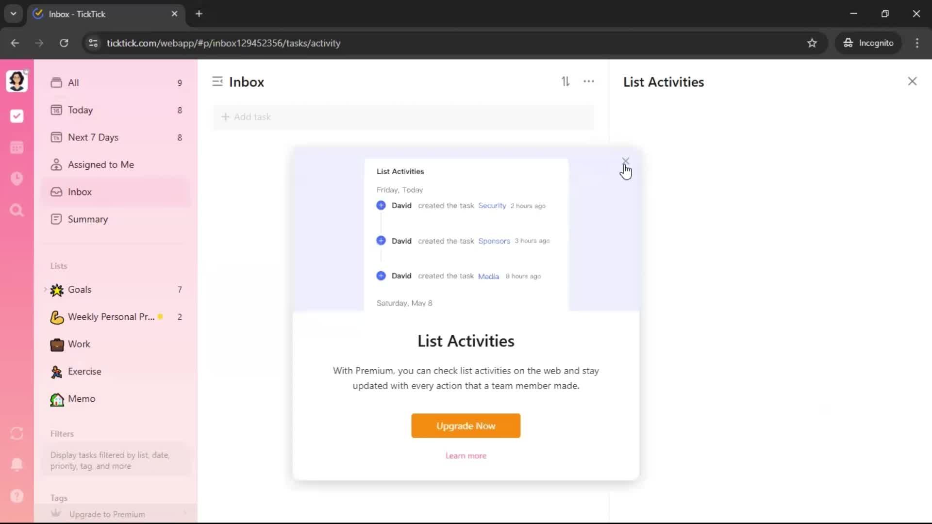 General browsing screenshot