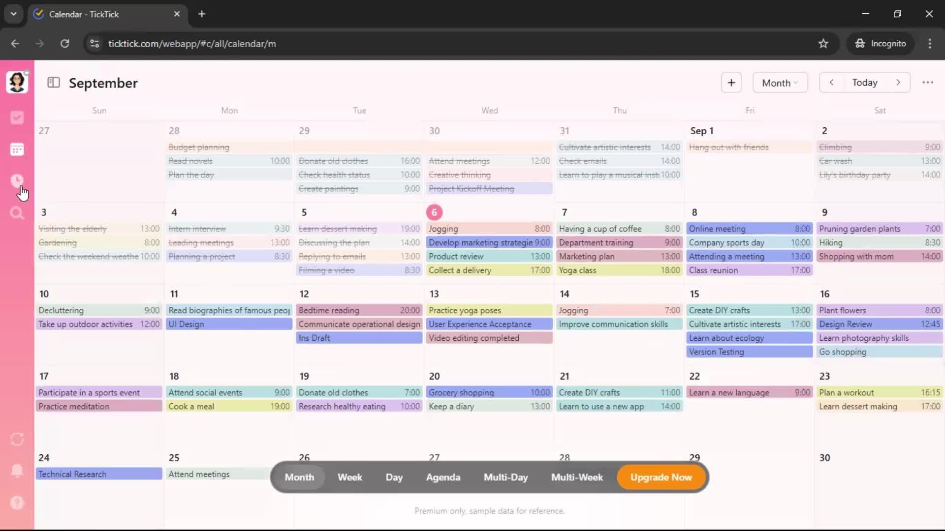 General browsing screenshot