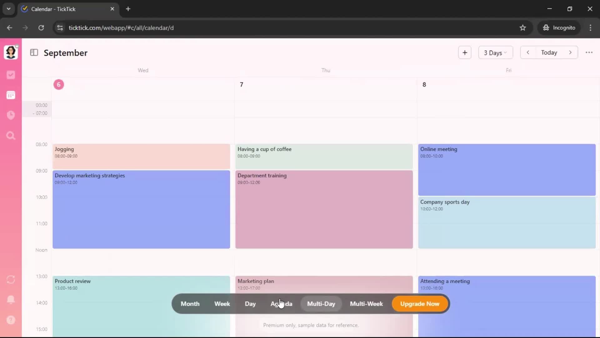 General browsing screenshot