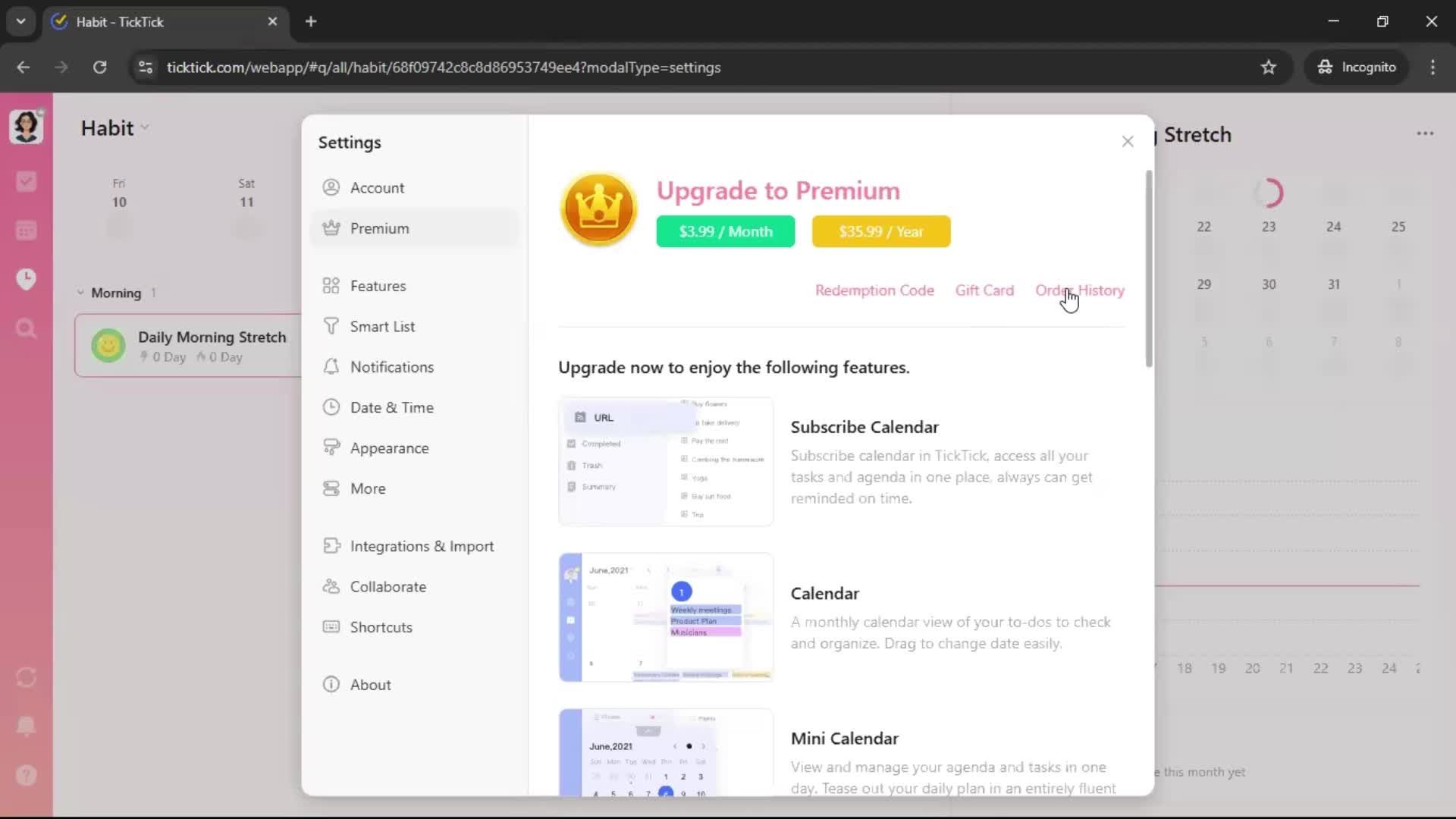 General browsing screenshot