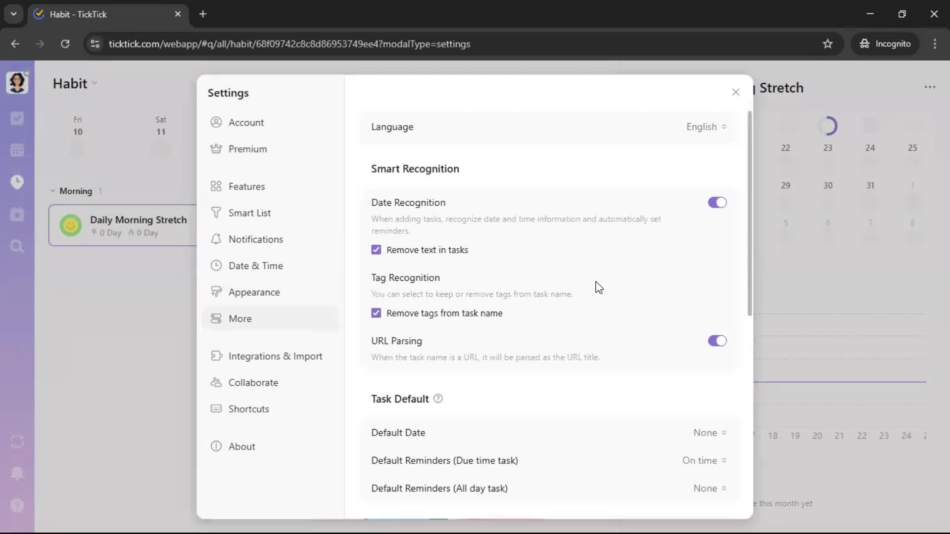 General browsing screenshot