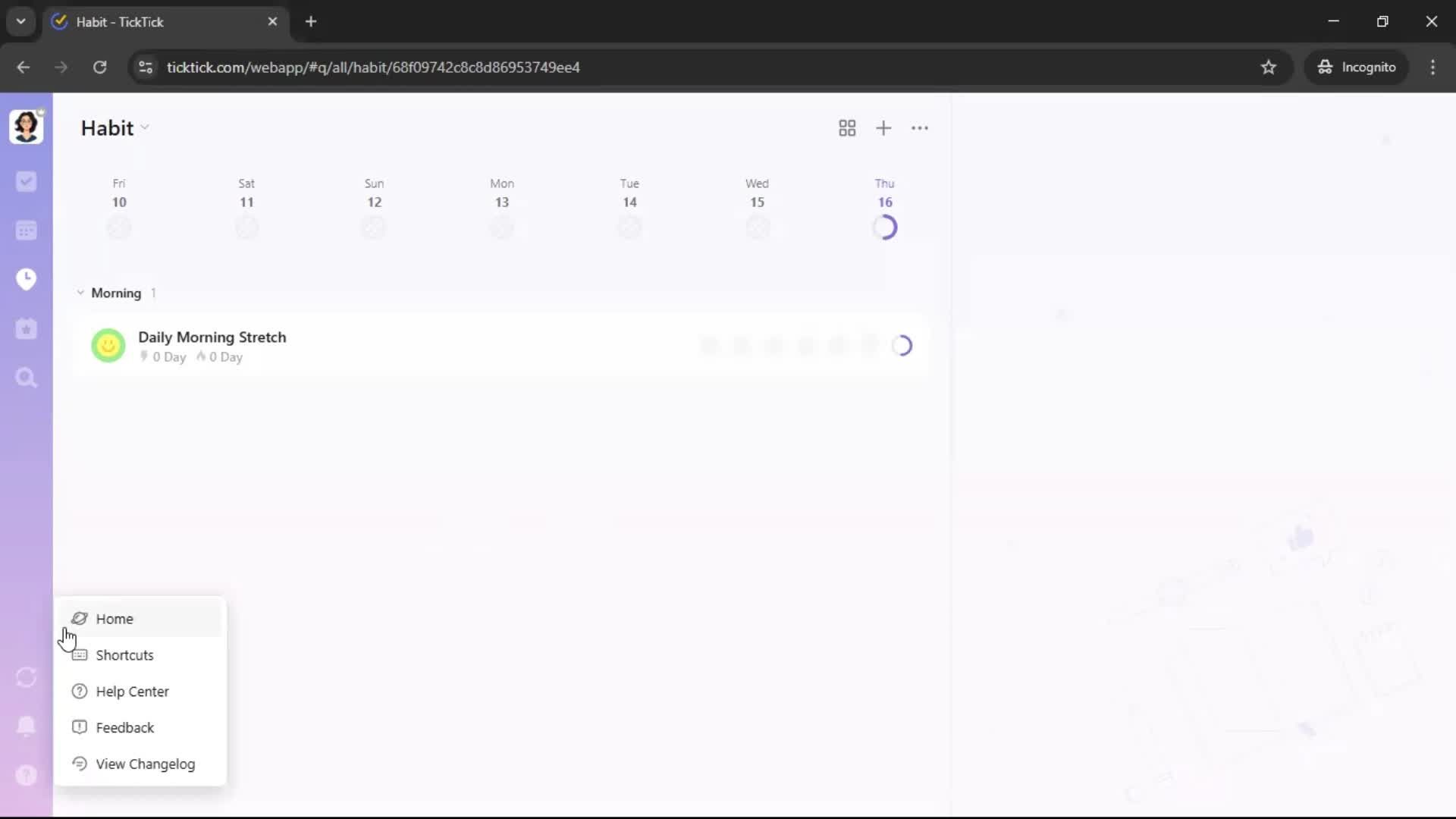 General browsing screenshot