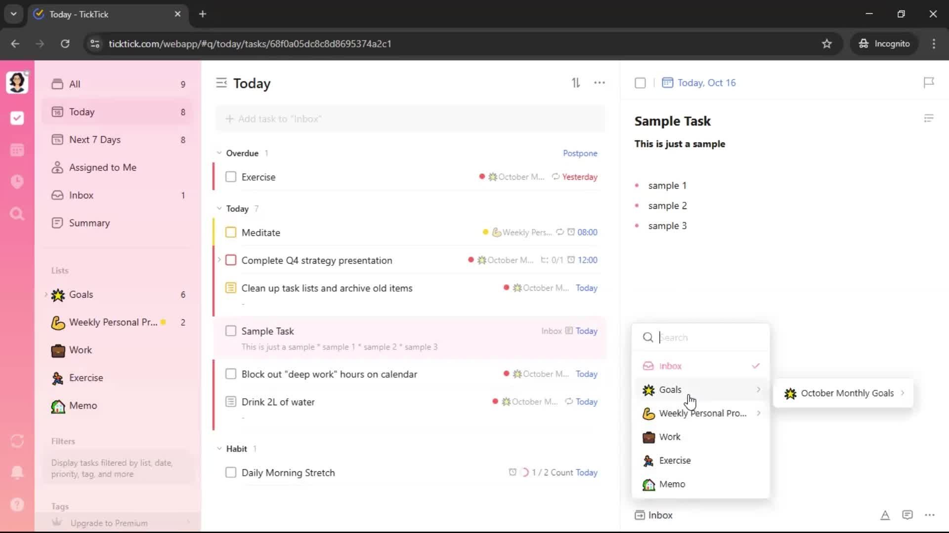General browsing screenshot