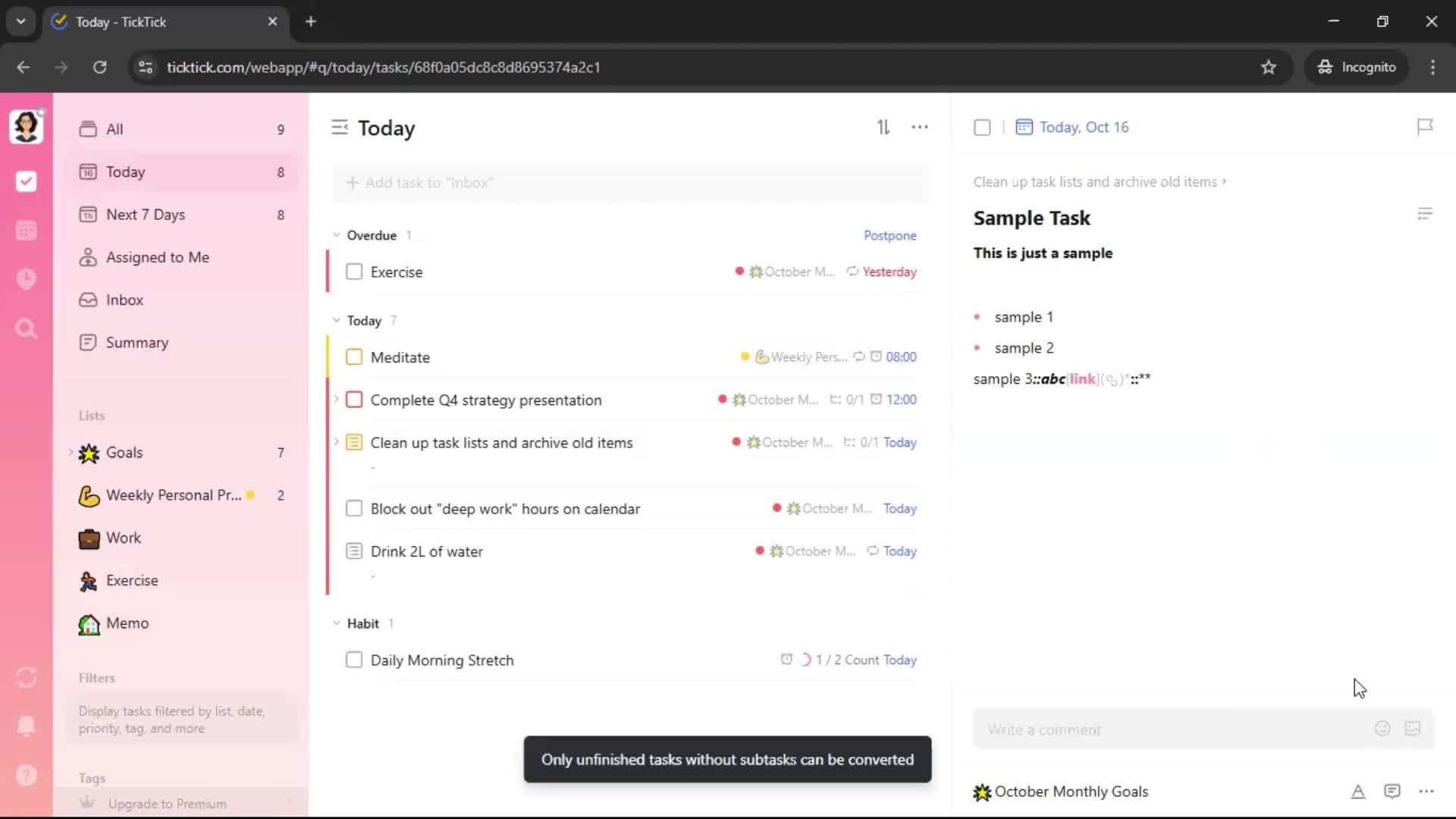 General browsing screenshot