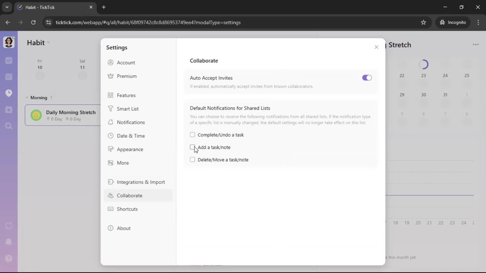General browsing screenshot