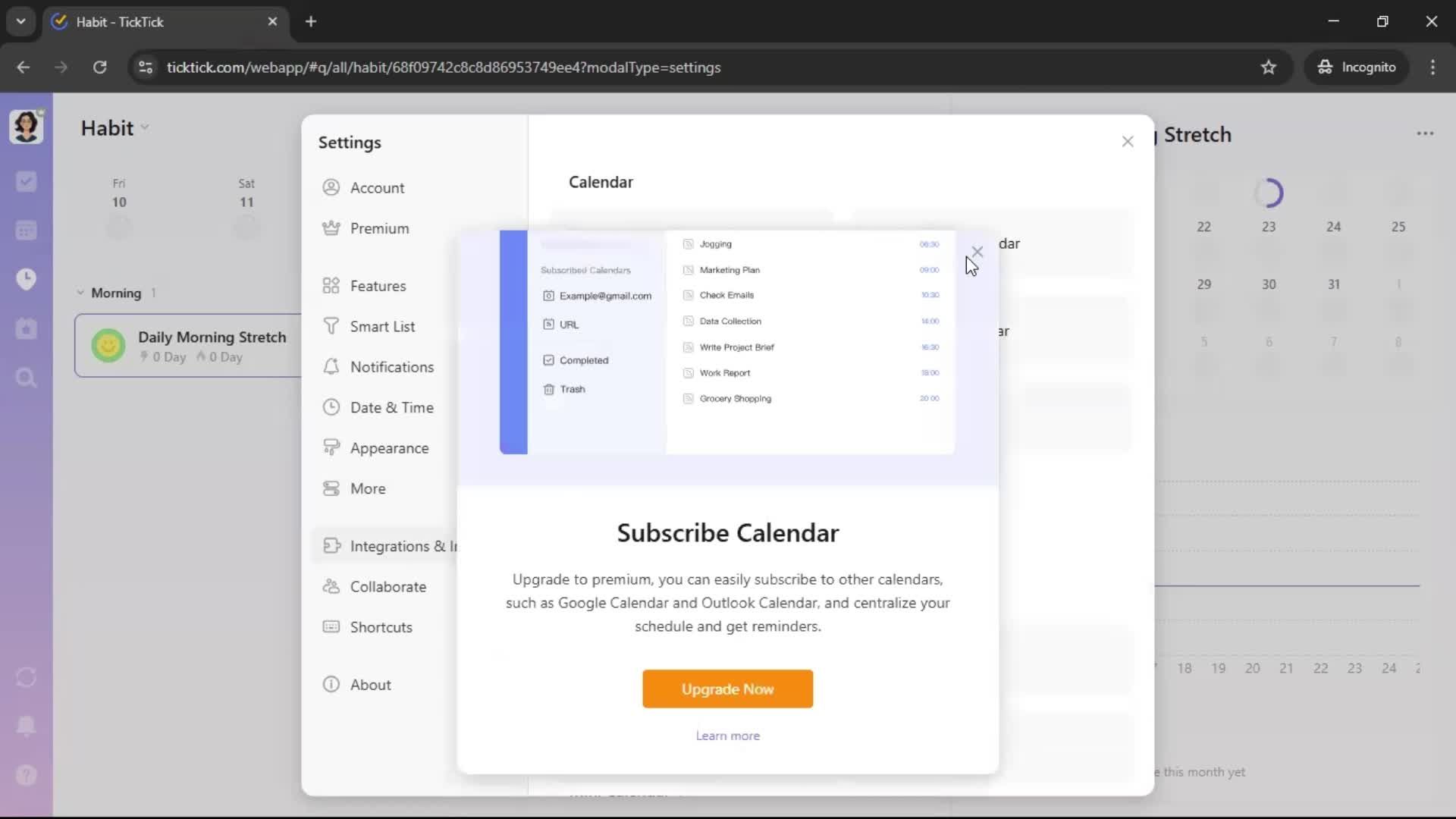 General browsing screenshot
