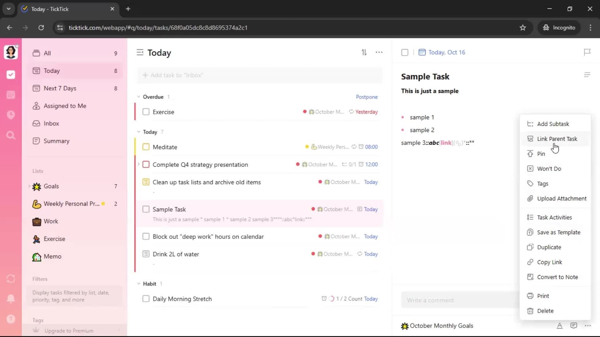 General browsing screenshot