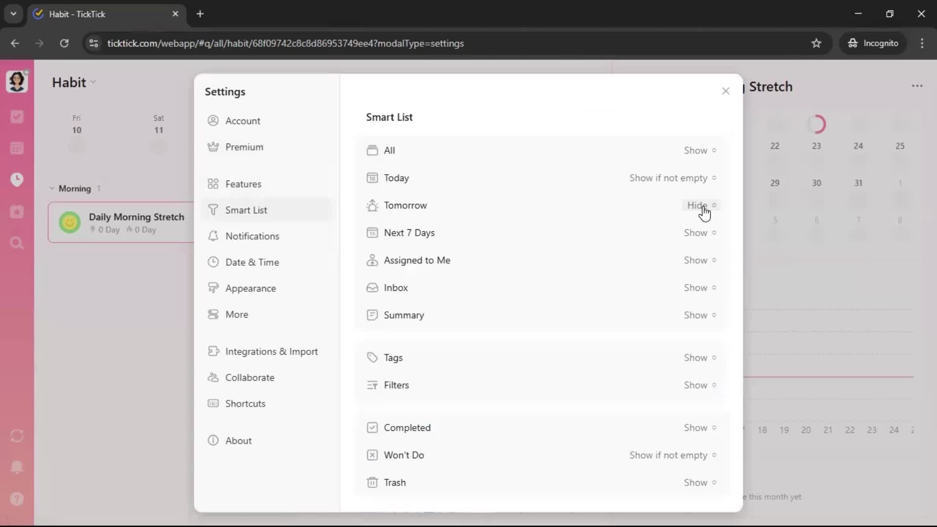 General browsing screenshot