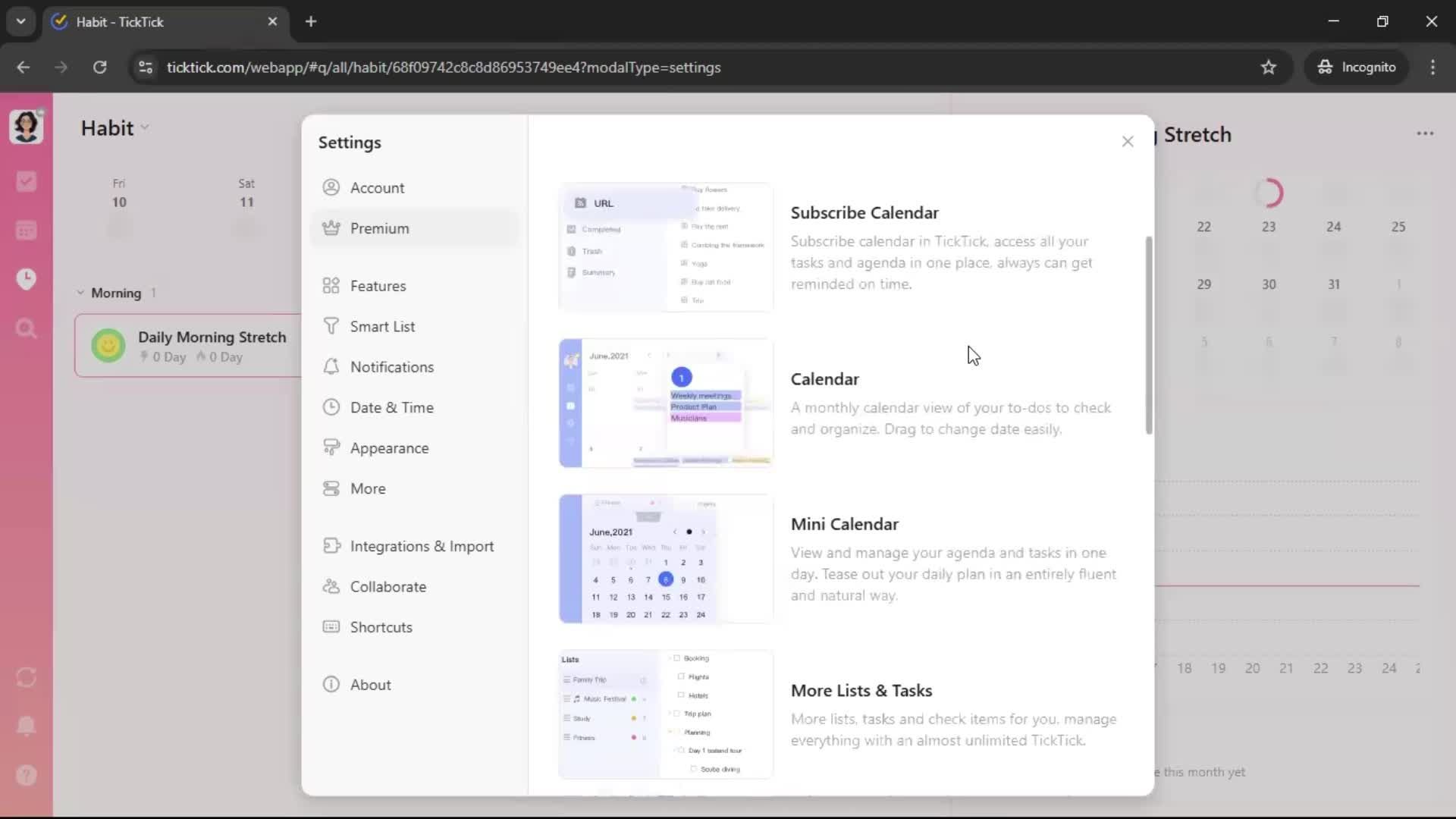 General browsing screenshot