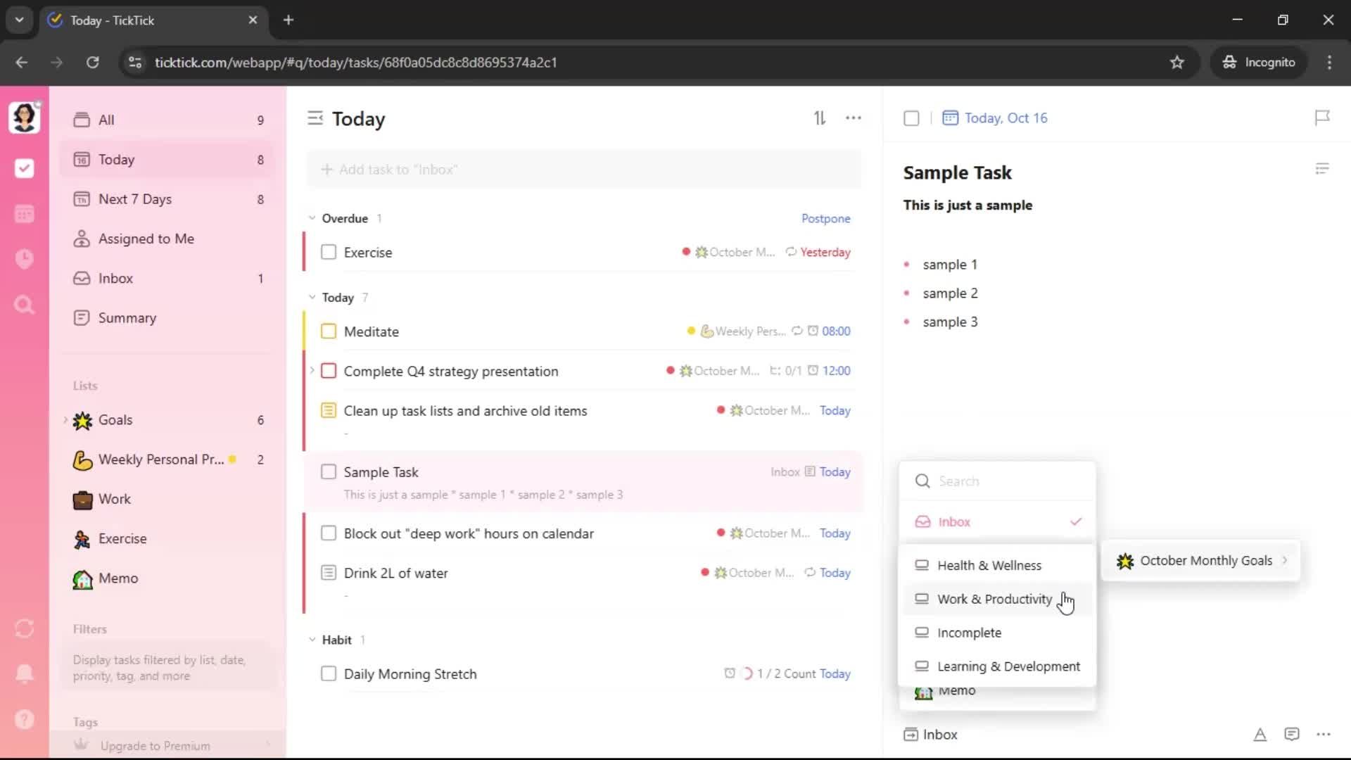 General browsing screenshot