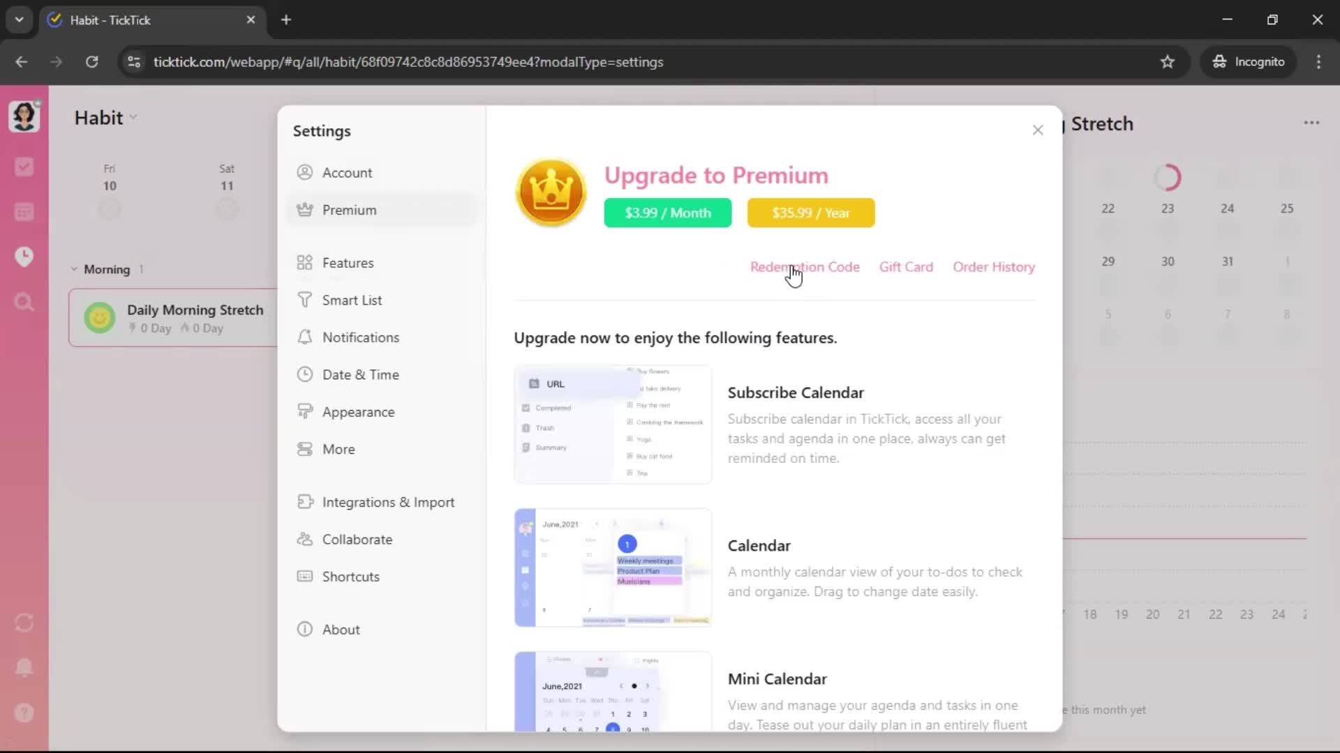 General browsing screenshot