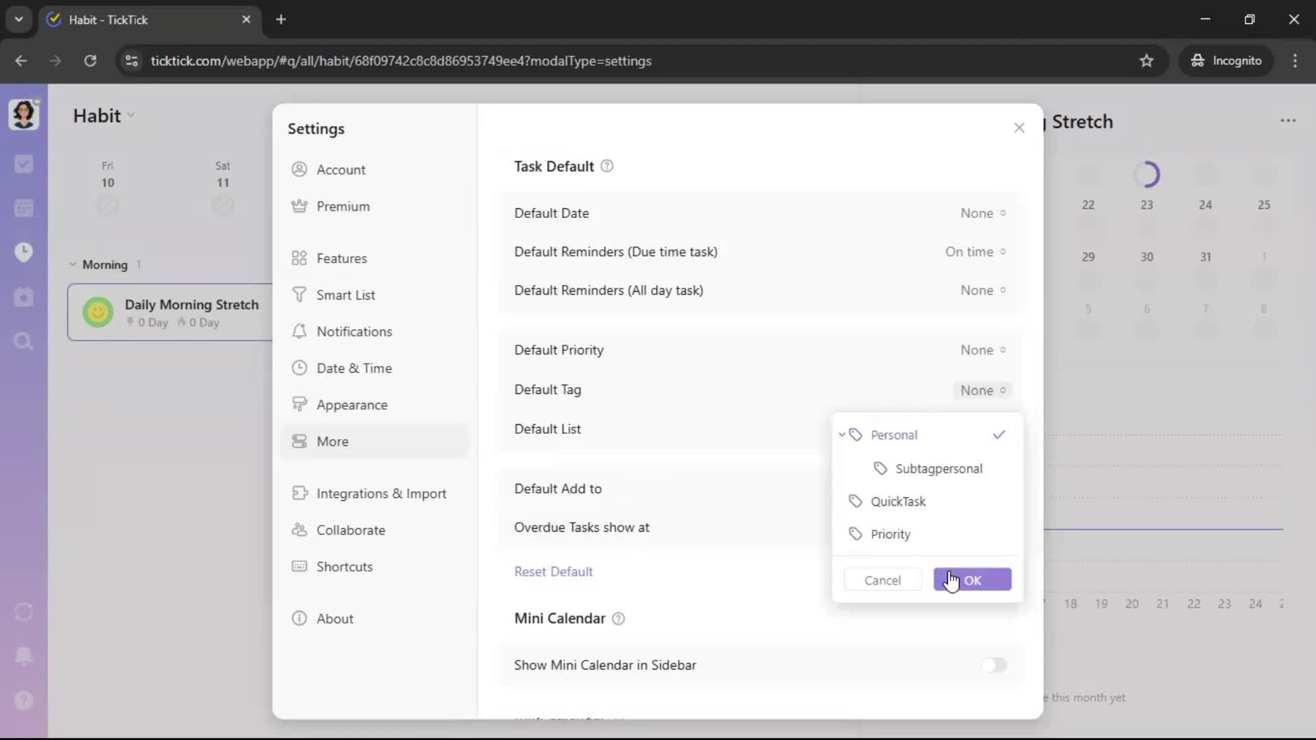 General browsing screenshot