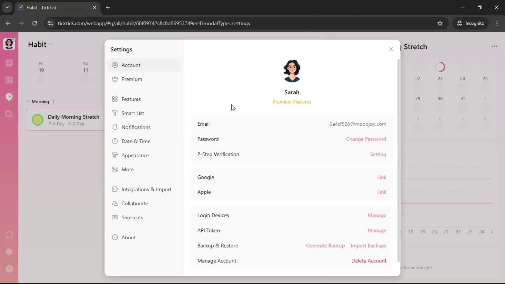 General browsing screenshot