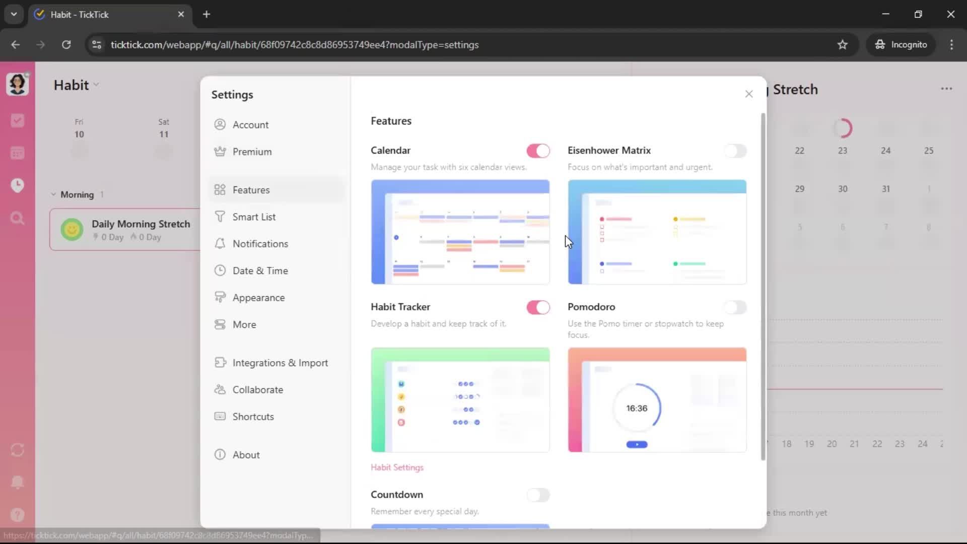 General browsing screenshot