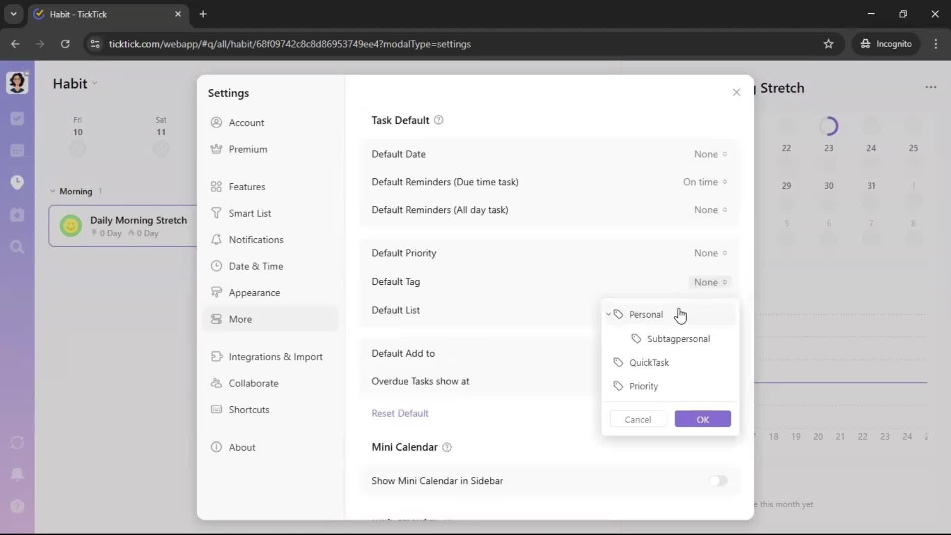 General browsing screenshot