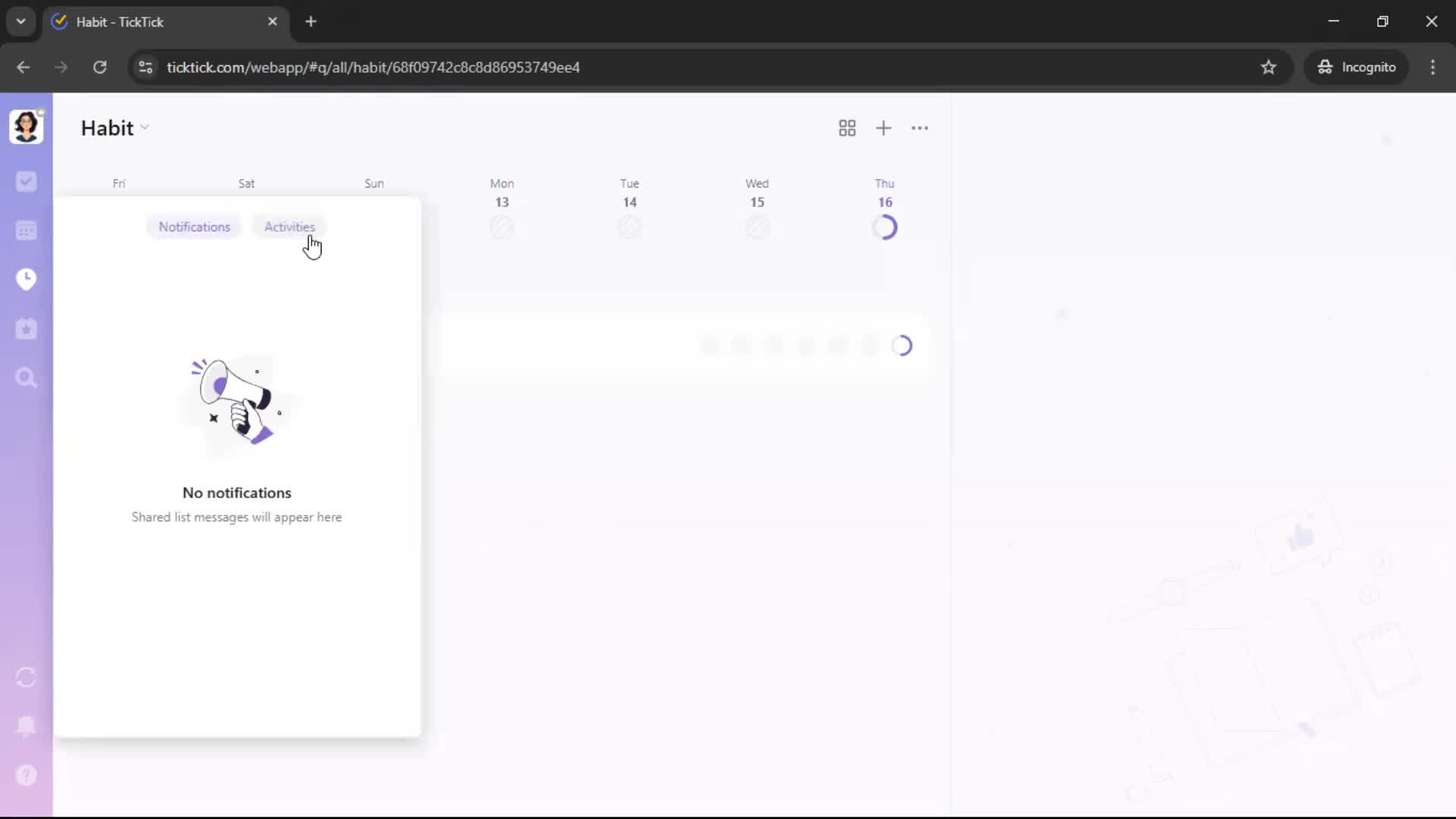 General browsing screenshot