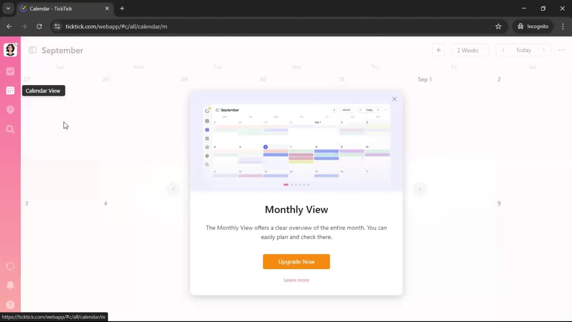 General browsing screenshot