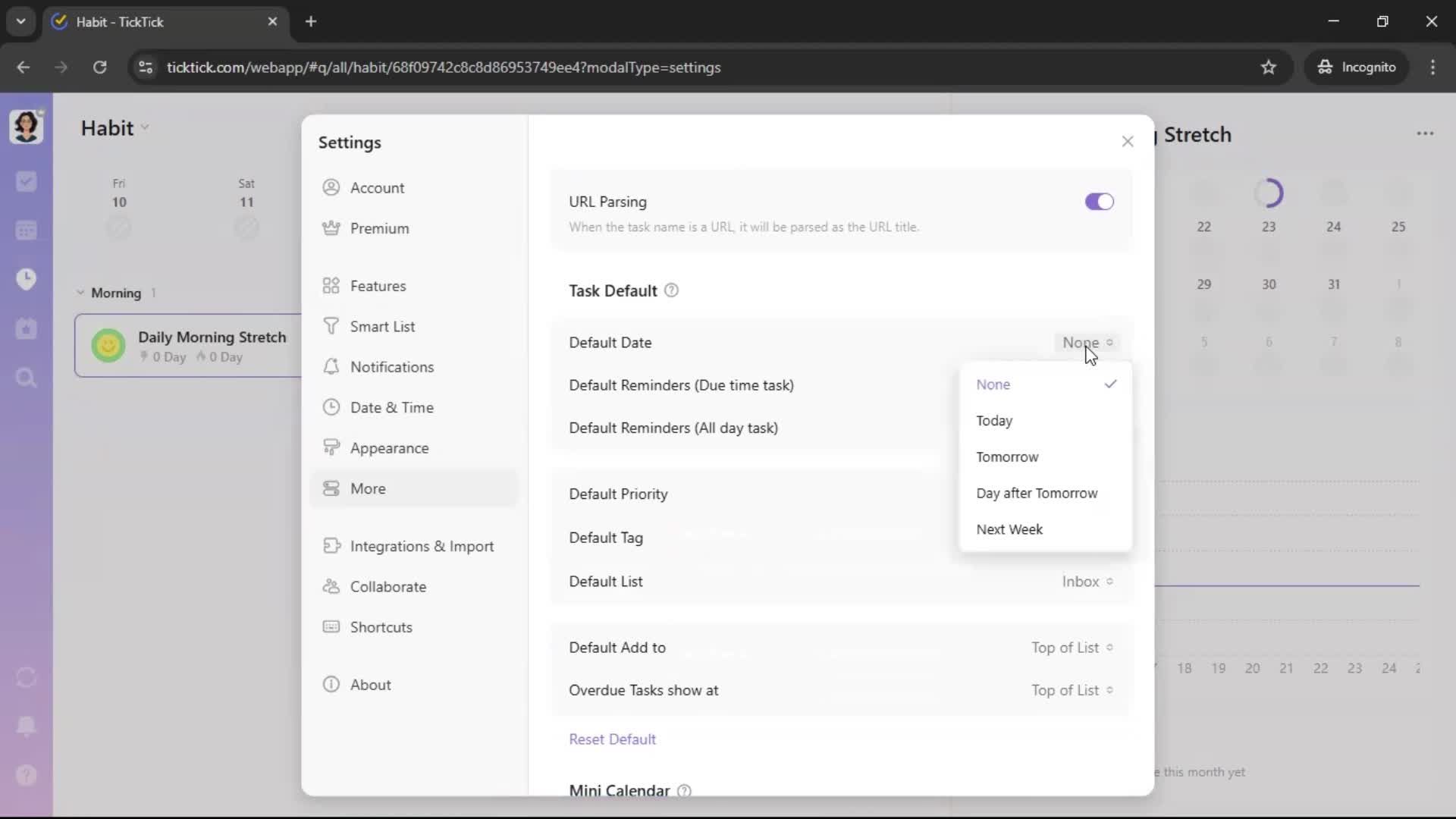 General browsing screenshot