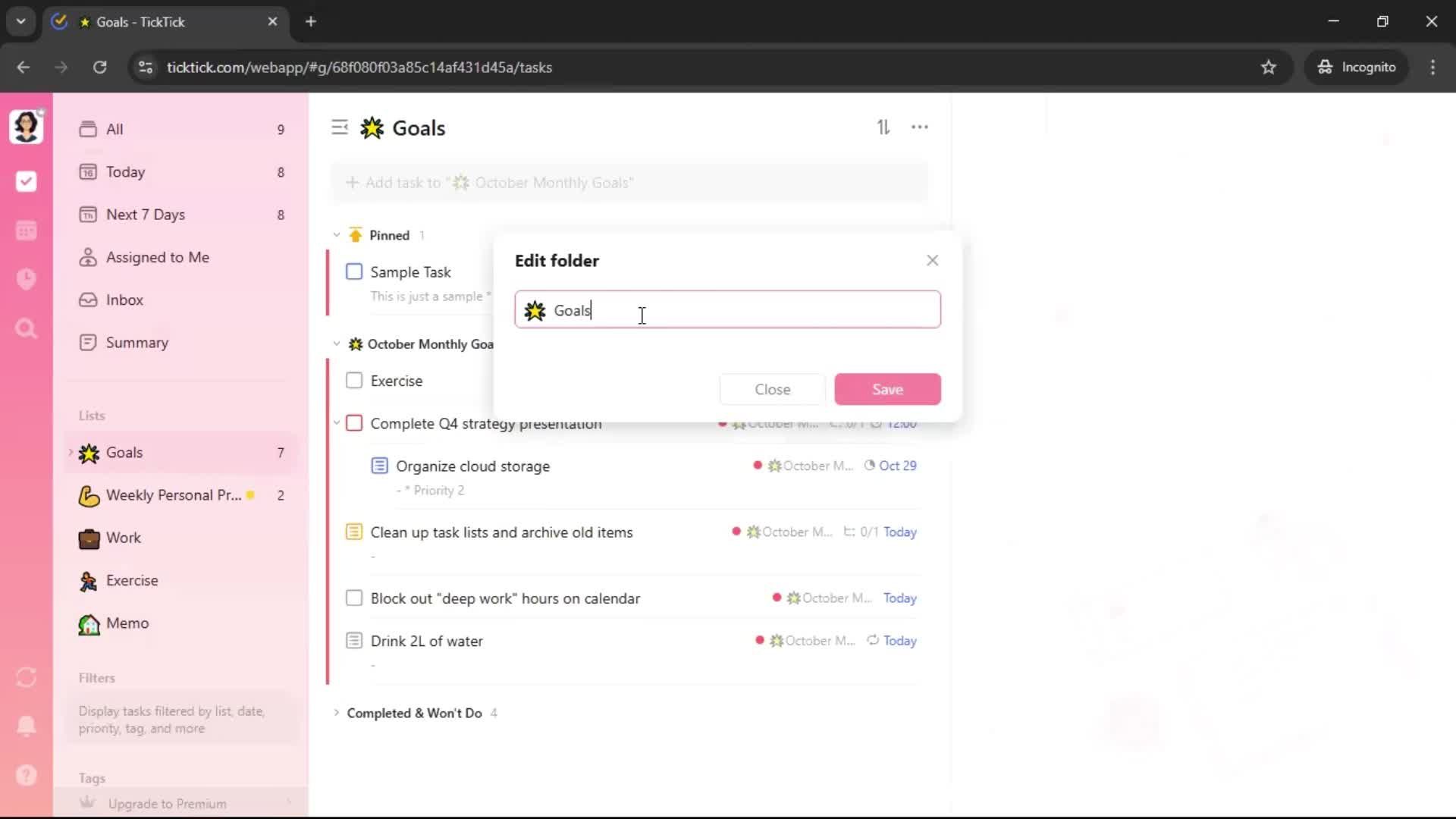 General browsing screenshot