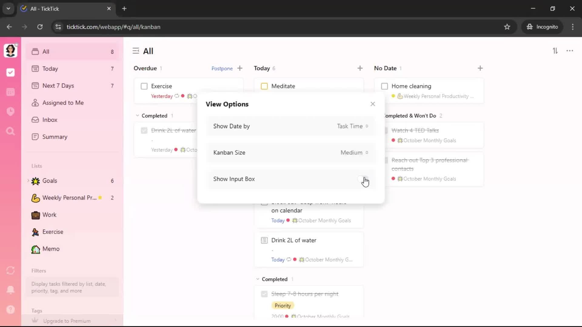 General browsing screenshot