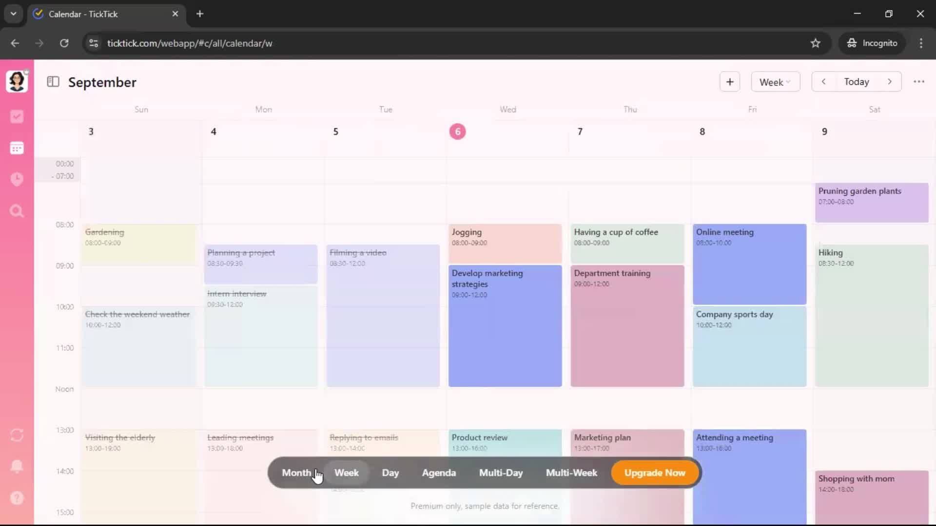 General browsing screenshot