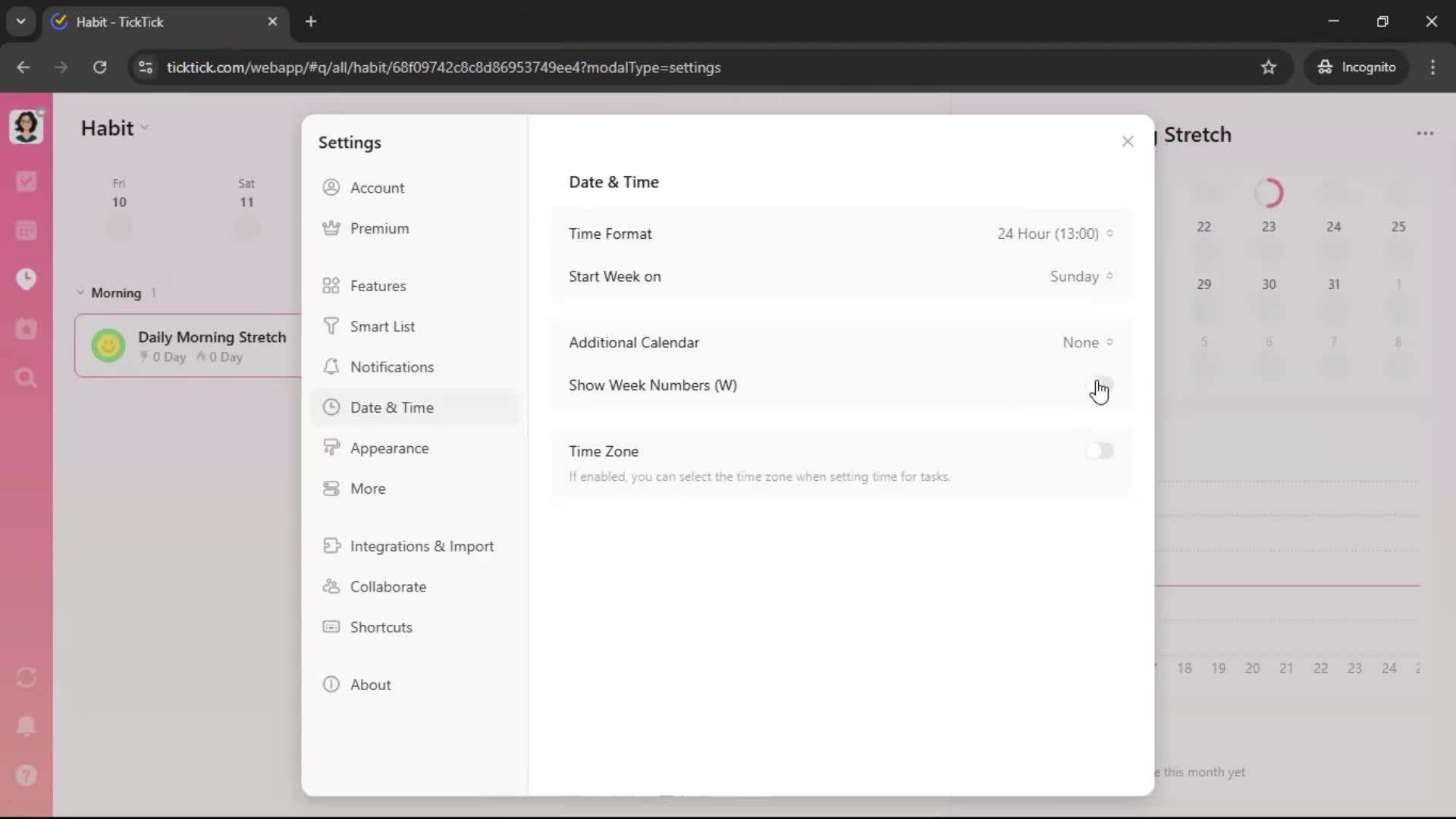 General browsing screenshot