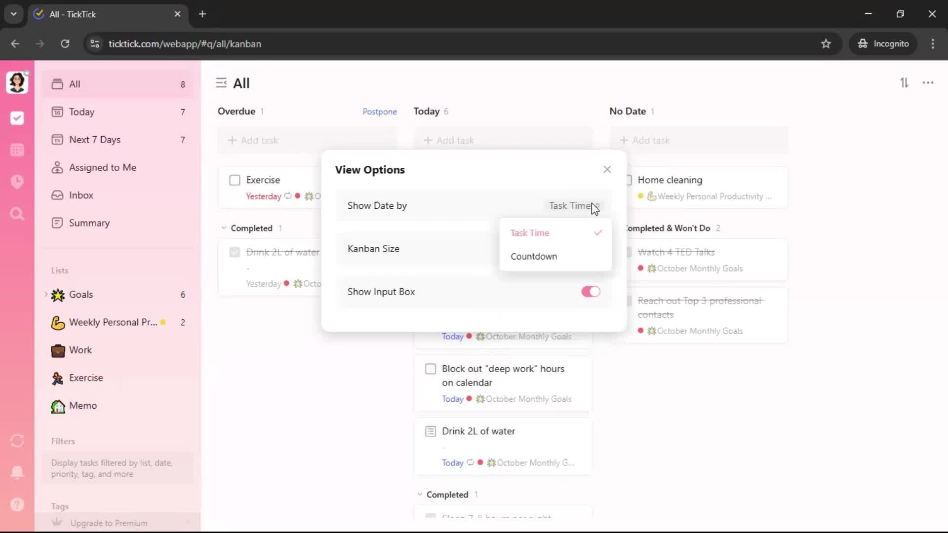 General browsing screenshot