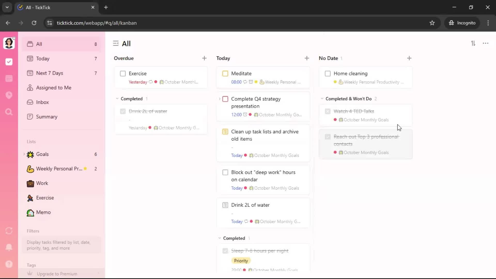 General browsing screenshot