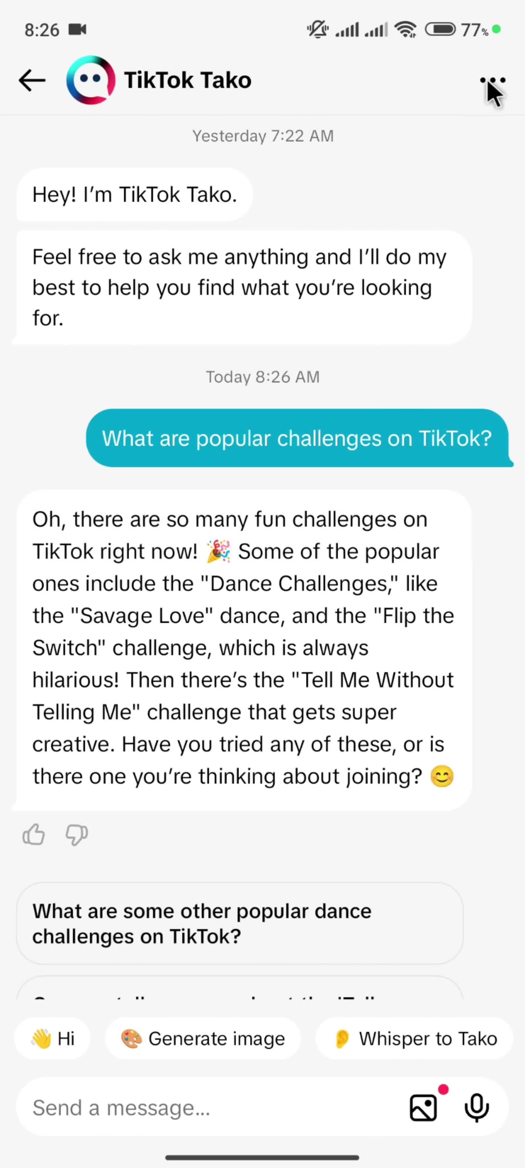 General browsing on TikTok video thumbnail