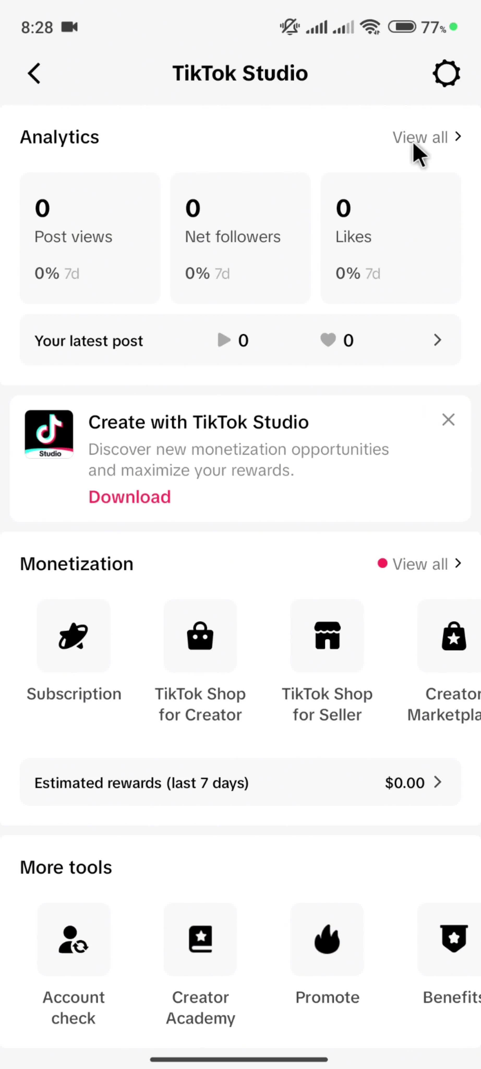 General browsing on TikTok video thumbnail