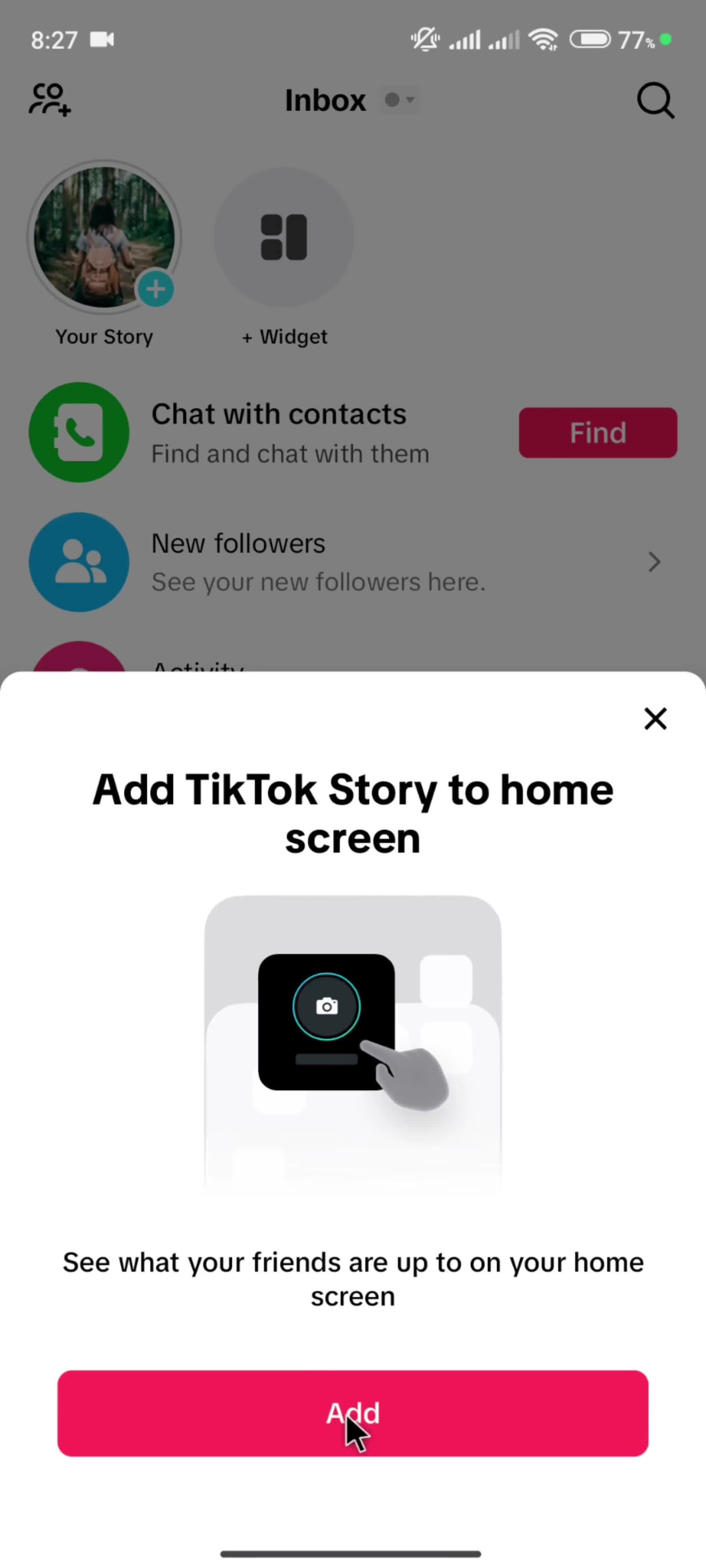 General browsing on TikTok video thumbnail