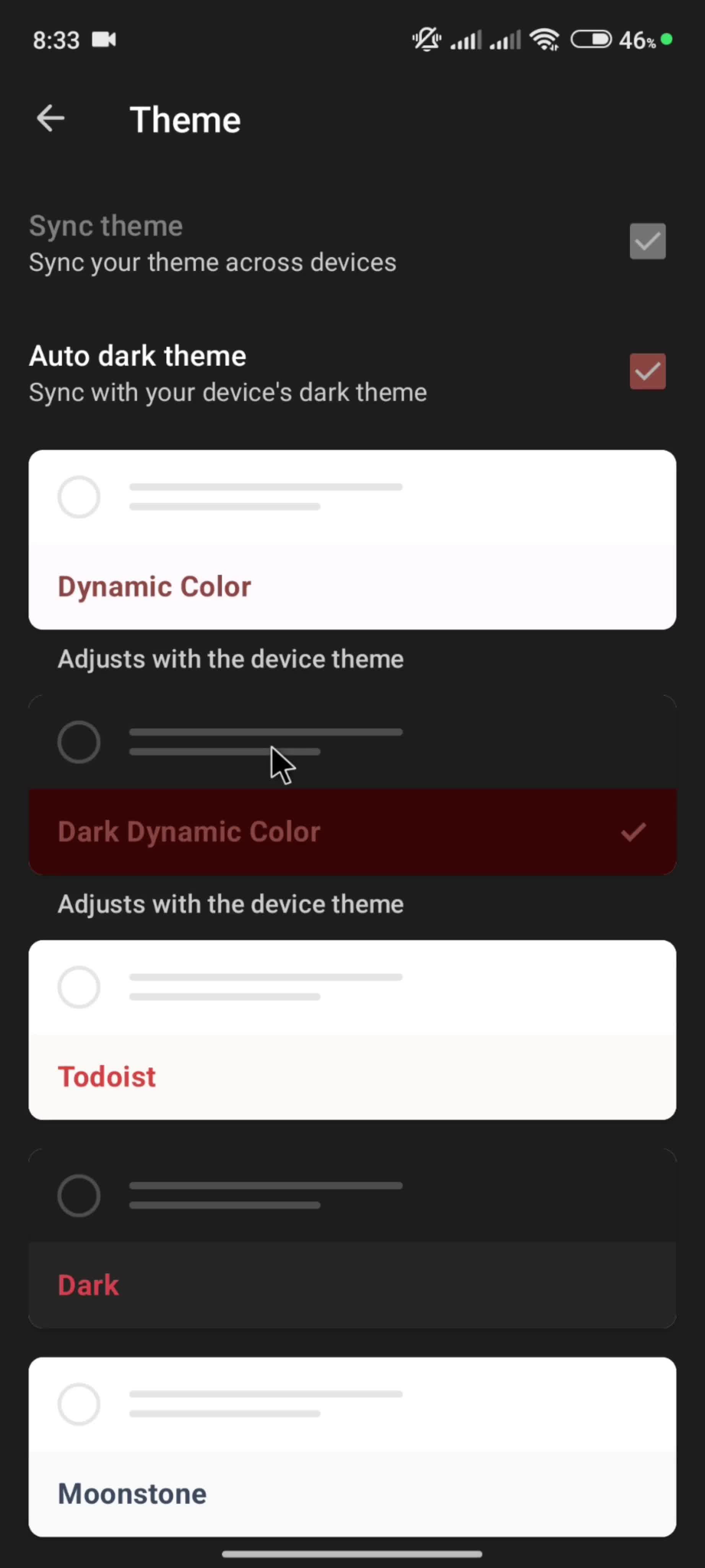 General browsing screenshot