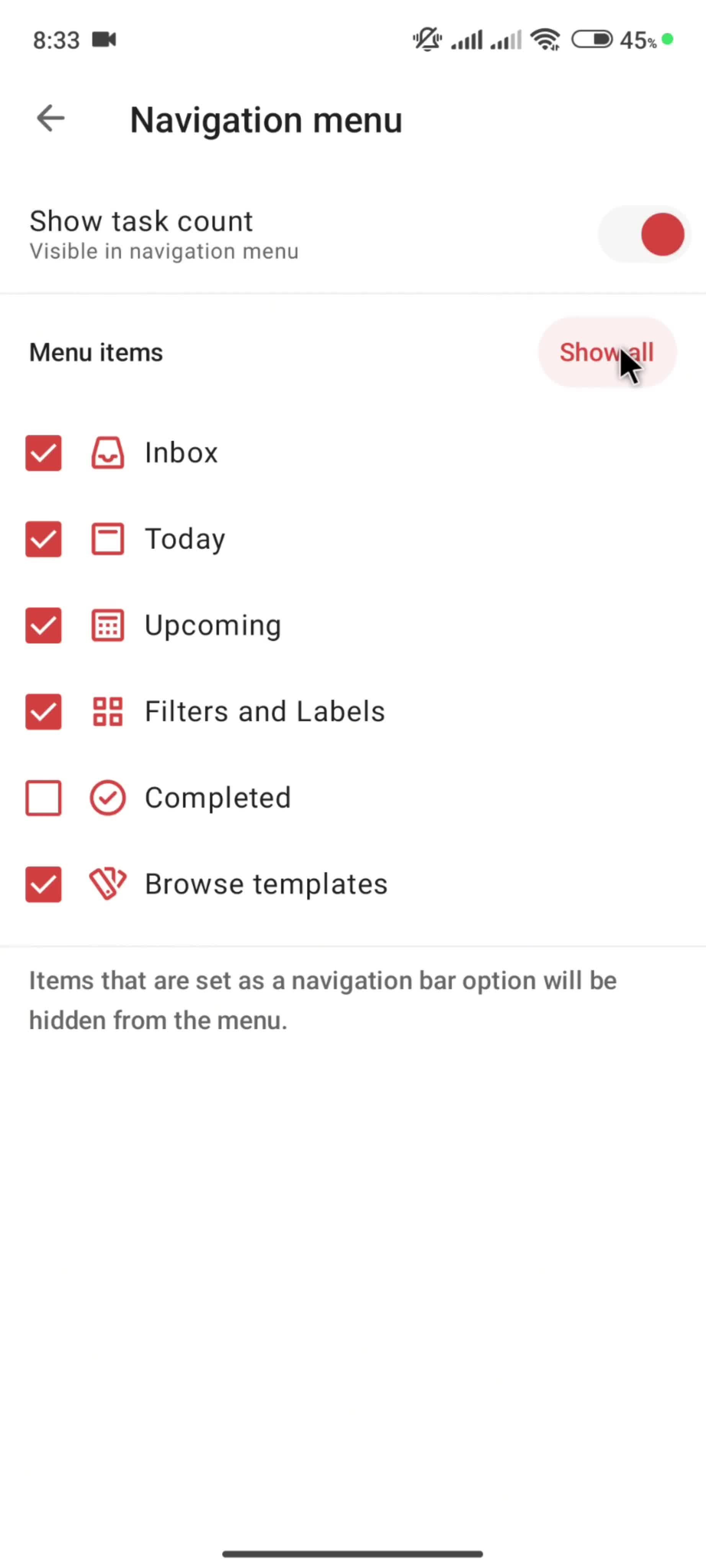 General browsing screenshot