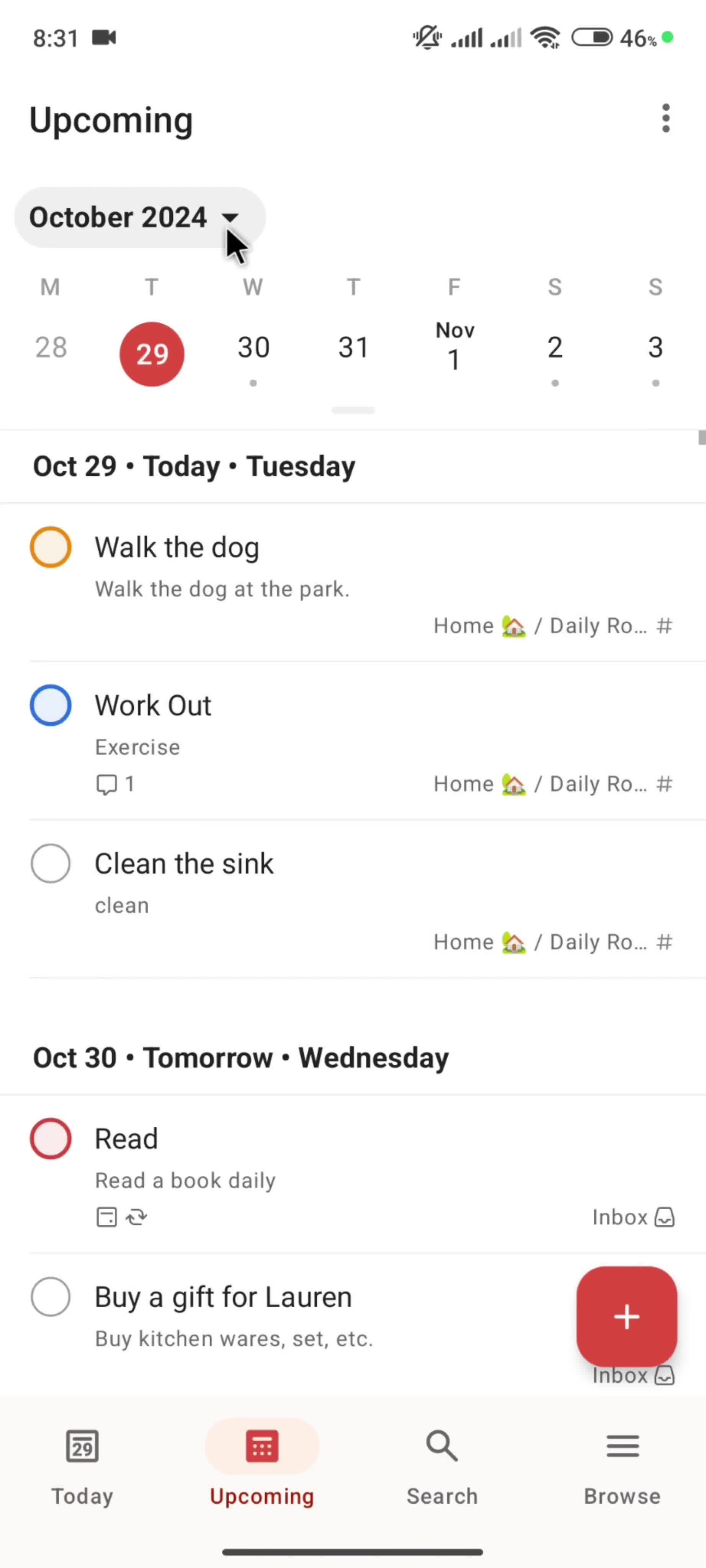 General browsing screenshot