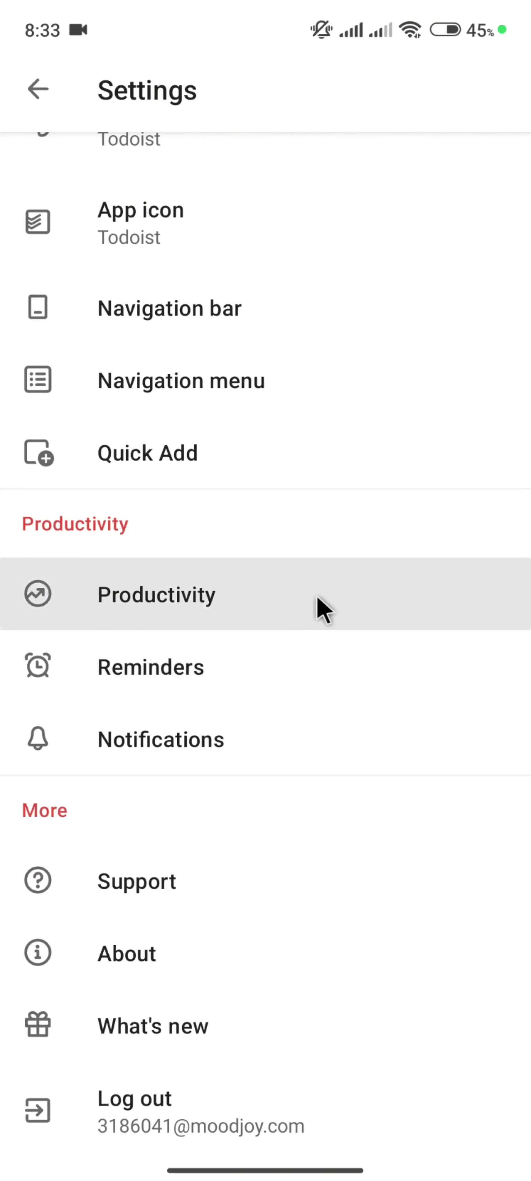 General browsing screenshot