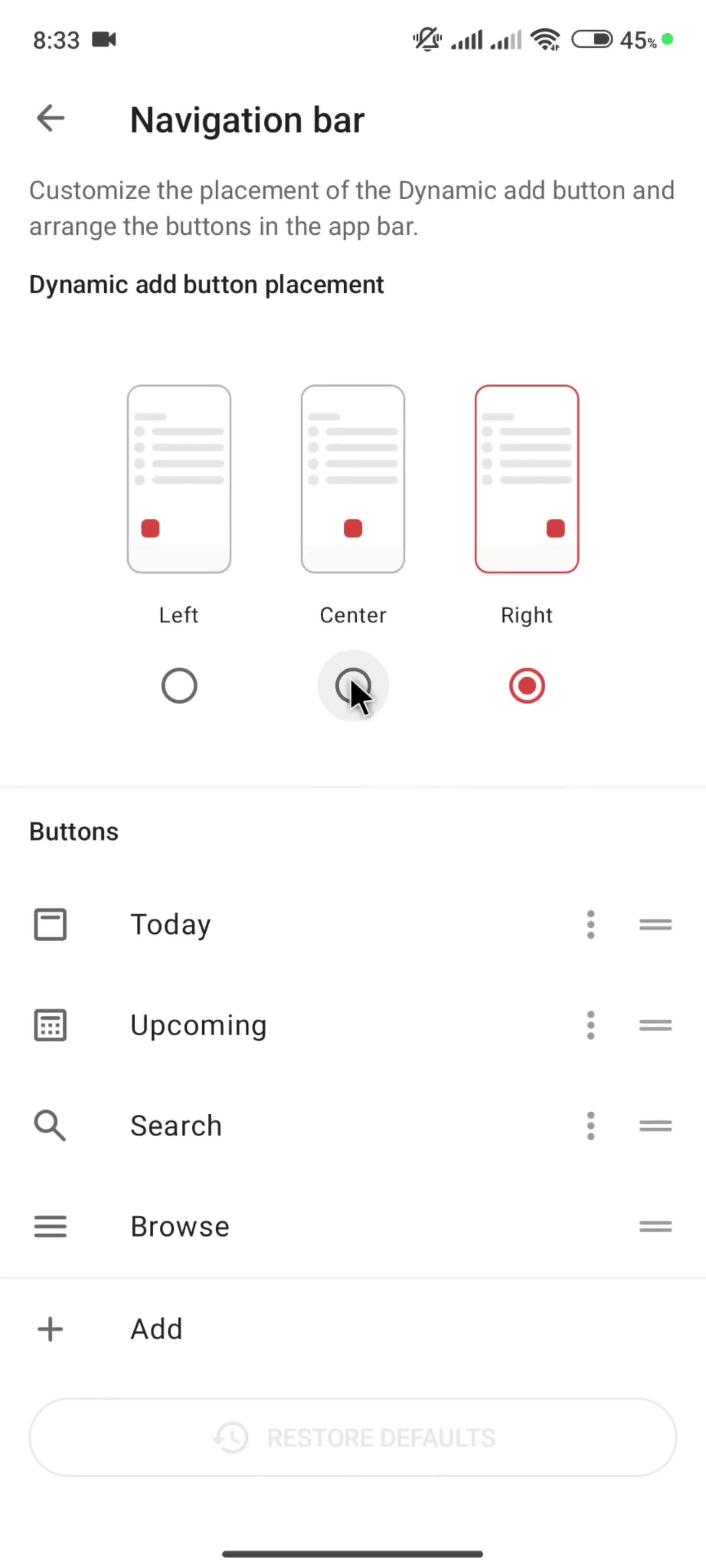 General browsing screenshot