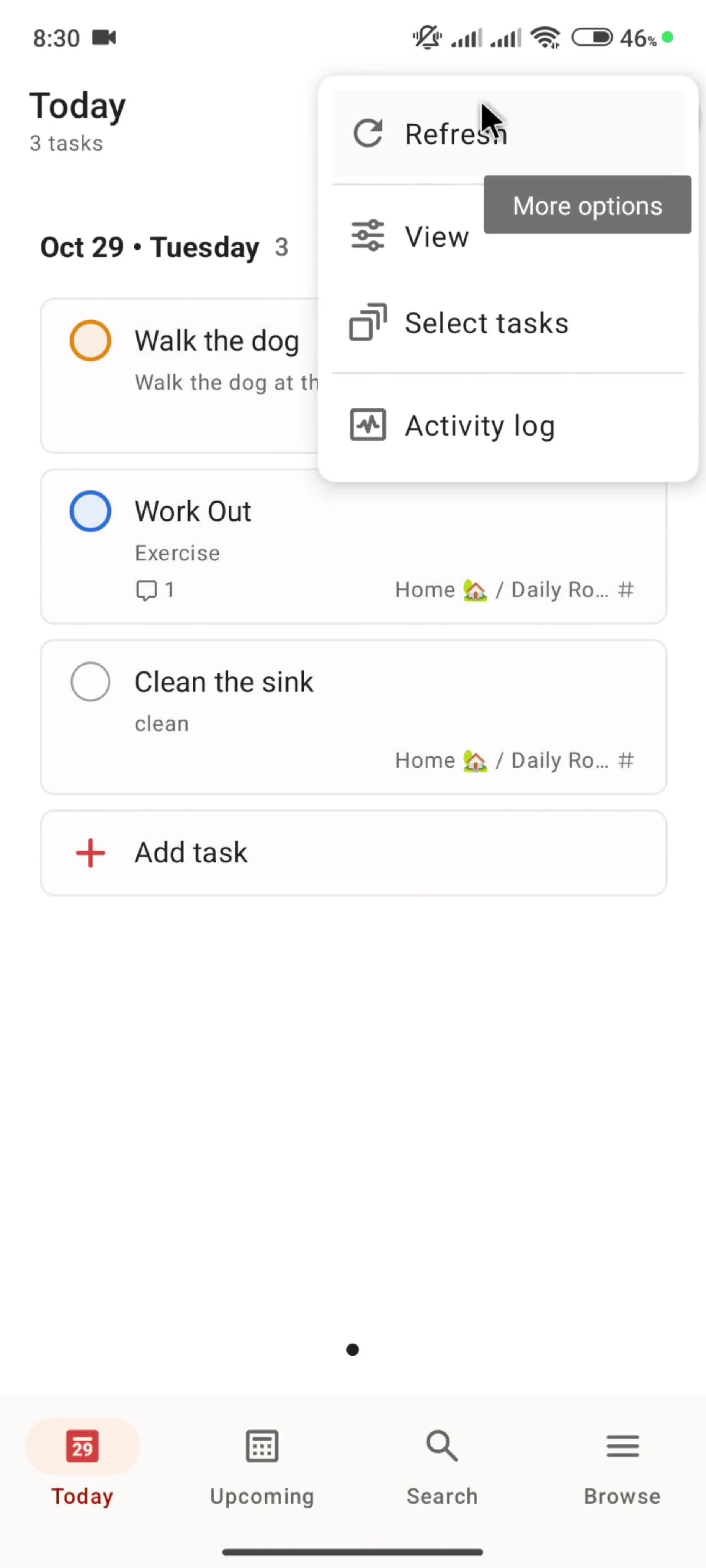 General browsing screenshot