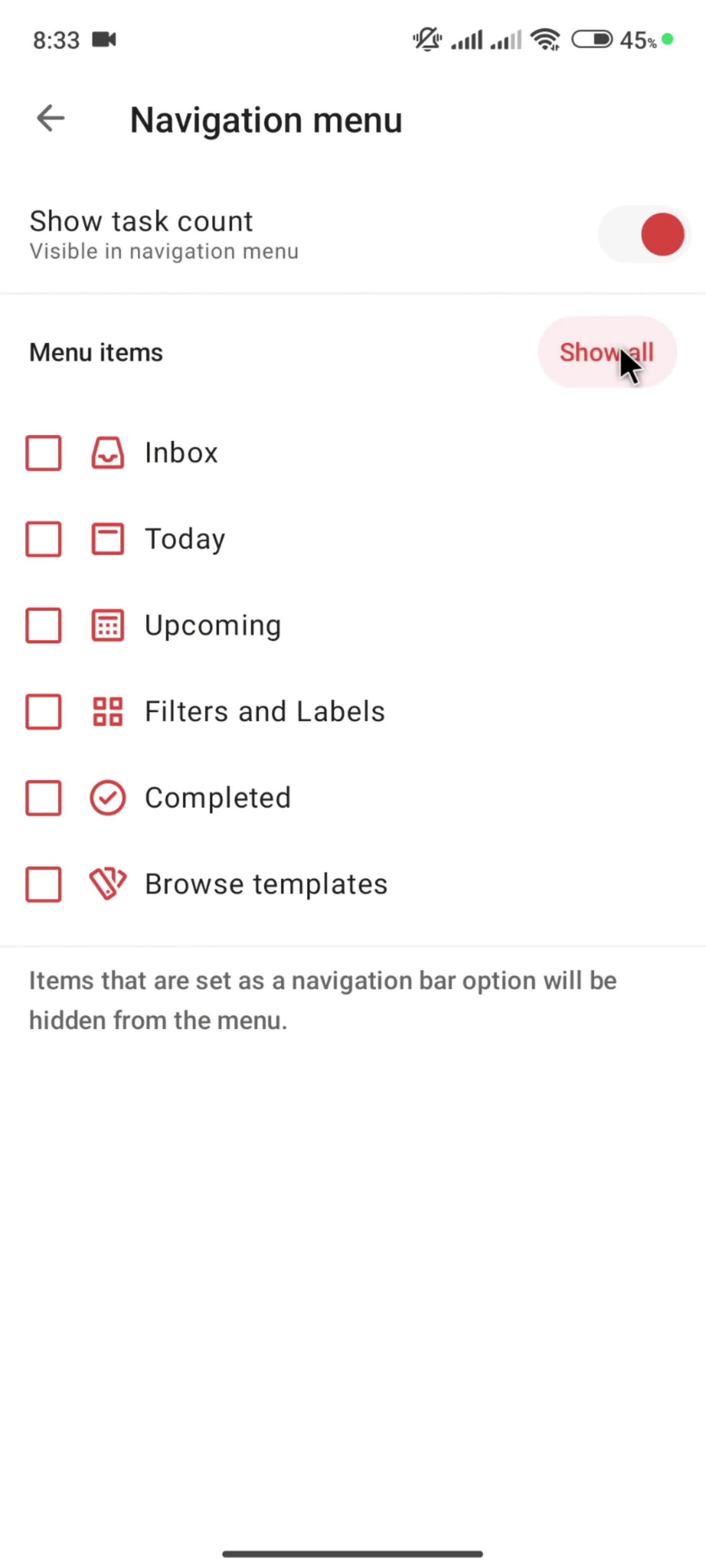 General browsing screenshot